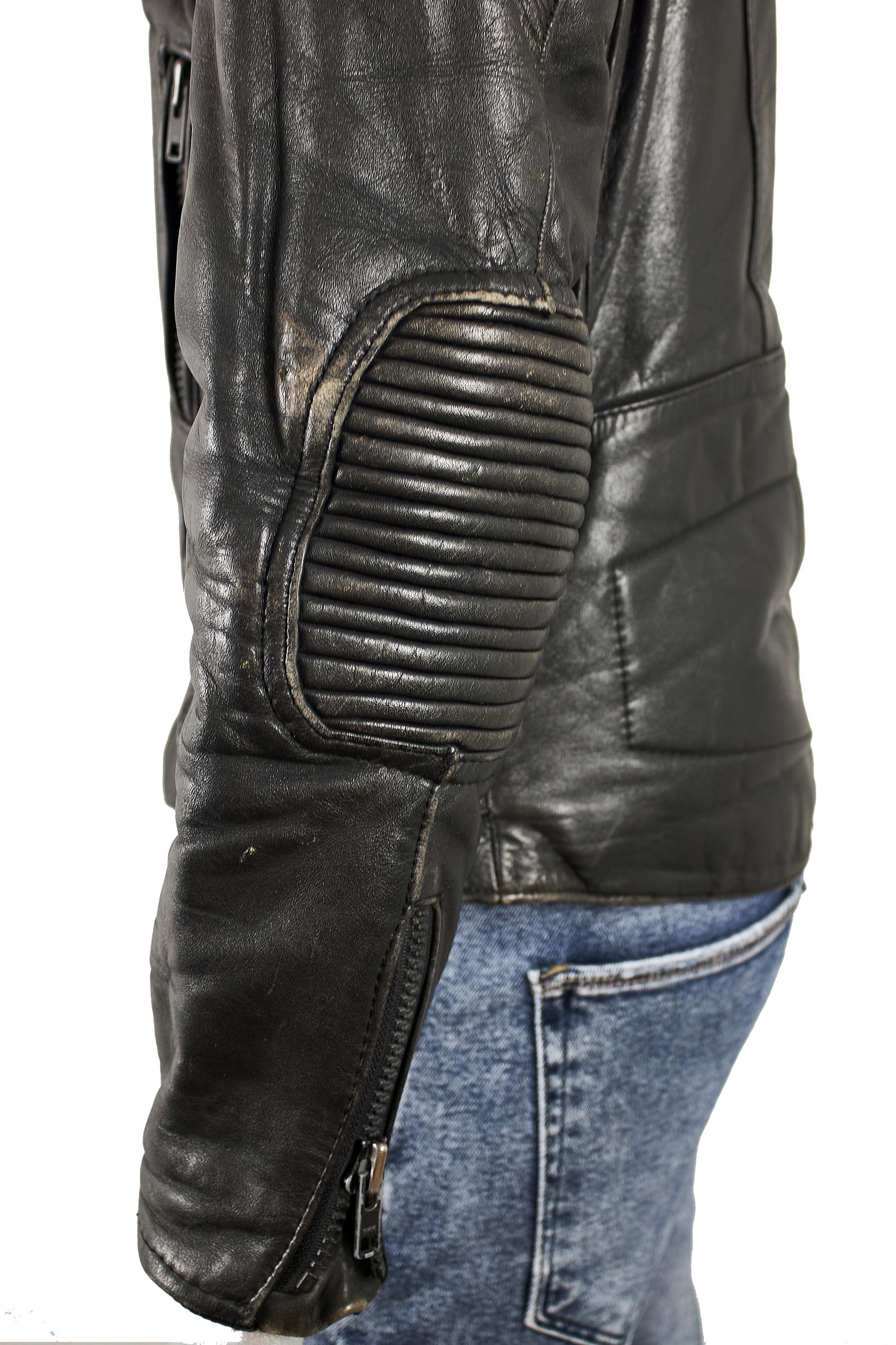 Vintage Vintage cowhide leather jacket, biker motorcycle jacket Size US M / EU 48-50 / 2 - 13 Thumbnail