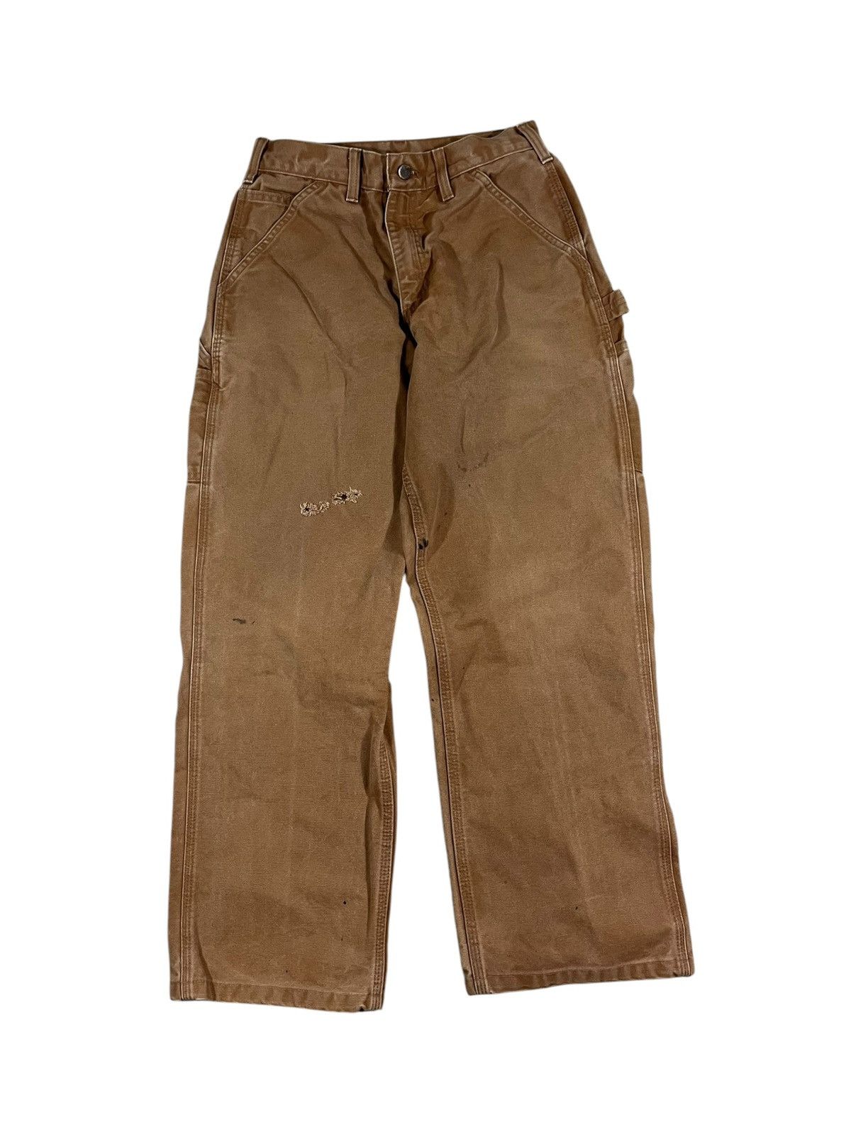 Carhartt Carhartt B11 BRN Work Pants Faded Brown Size US 29 - 1 Thumbnail