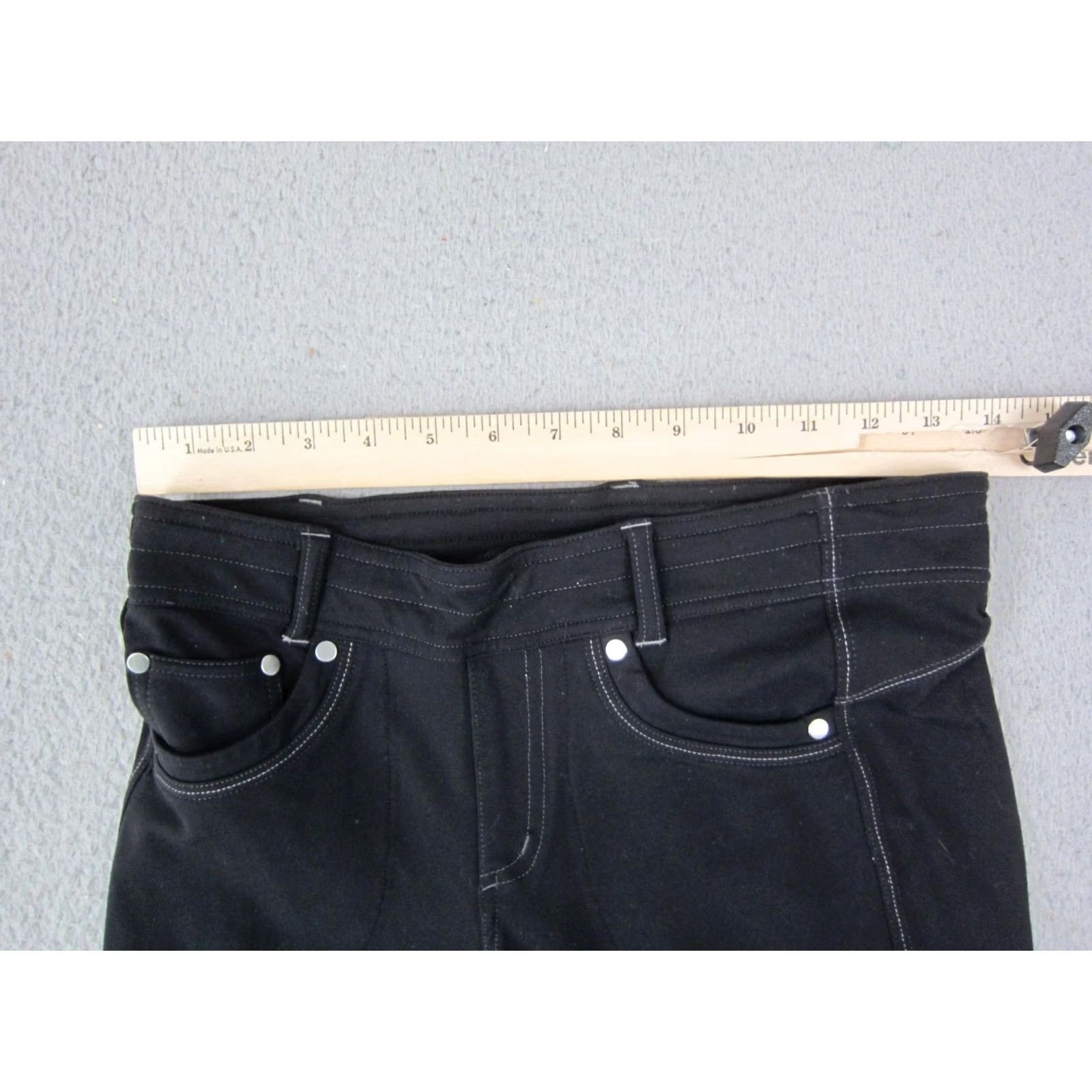Vintage KUHL Pants Womens 4 Reg Black Mova Skinny Stretch Hiking Outdoors Pull On Casual Size 27" / US 4 / IT 40 - 3 Thumbnail