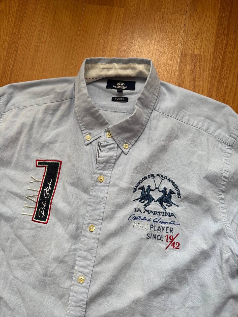 La Martina Vintage 90s La Martina Shirt Y2K Rare Retro Hype Size US XL / EU 56 / 4 - 2 Thumbnail