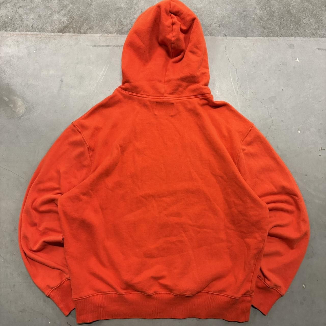 Old Navy Crazy Vintage Y2K/2000s Fiery Red Orange Old Navy Streetwear Oversized Hoodie! Size US L / EU 52-54 / 3 - 2 Thumbnail