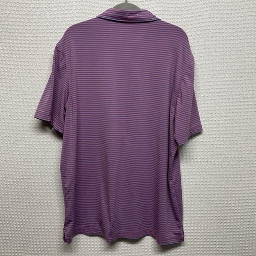 Vineyard Vines Vineyard Vines Purple/Pink Striped Polo Shirt Men XL Size US XL / EU 56 / 4 - 6 Thumbnail