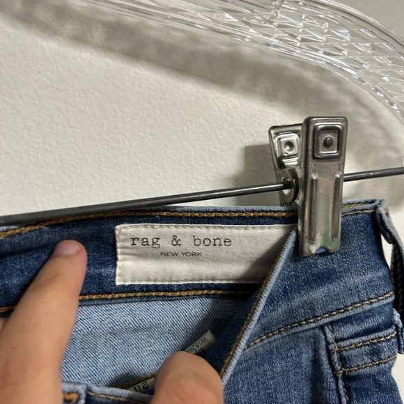 Rag & Bone Rag & Bone Ankle Skinny Jeans Size 24" / US 00 / IT 34 - 3 Thumbnail