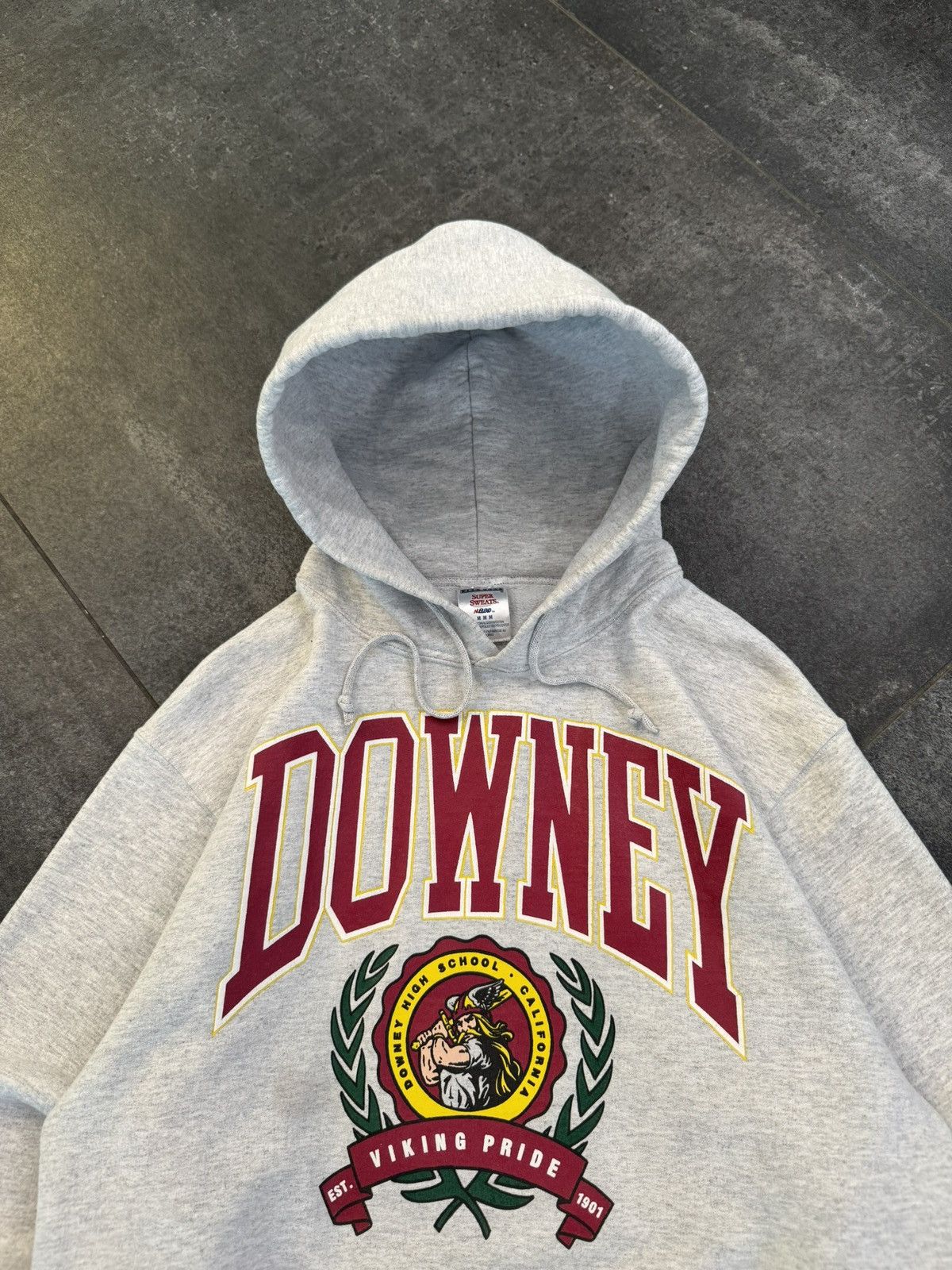 Jerzees Vintage Y2K Downey Vikings Pride Hoodie Sweatshirt Size US M / EU 48-50 / 2 - 9 Thumbnail