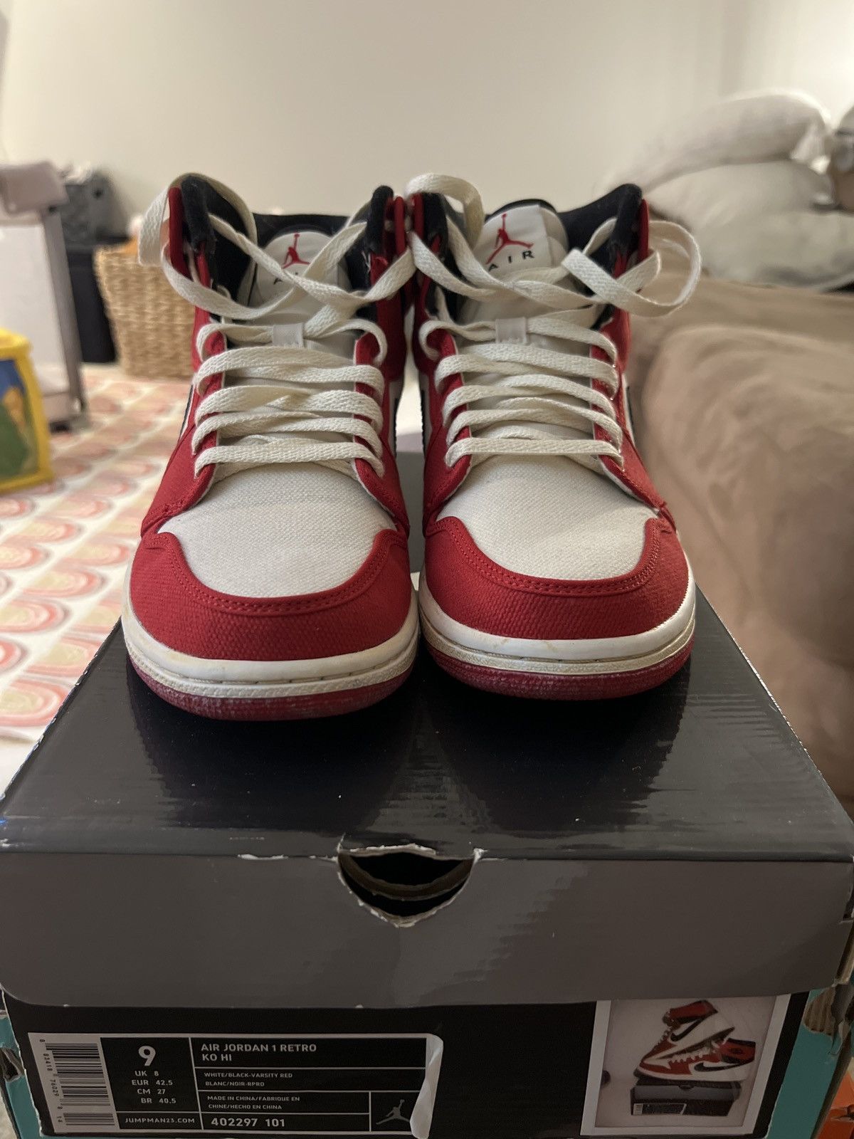 Jordan Brand Air Jordan 1 Retro KO HI “Vintage” Size US 9 / EU 42 - 6 Thumbnail