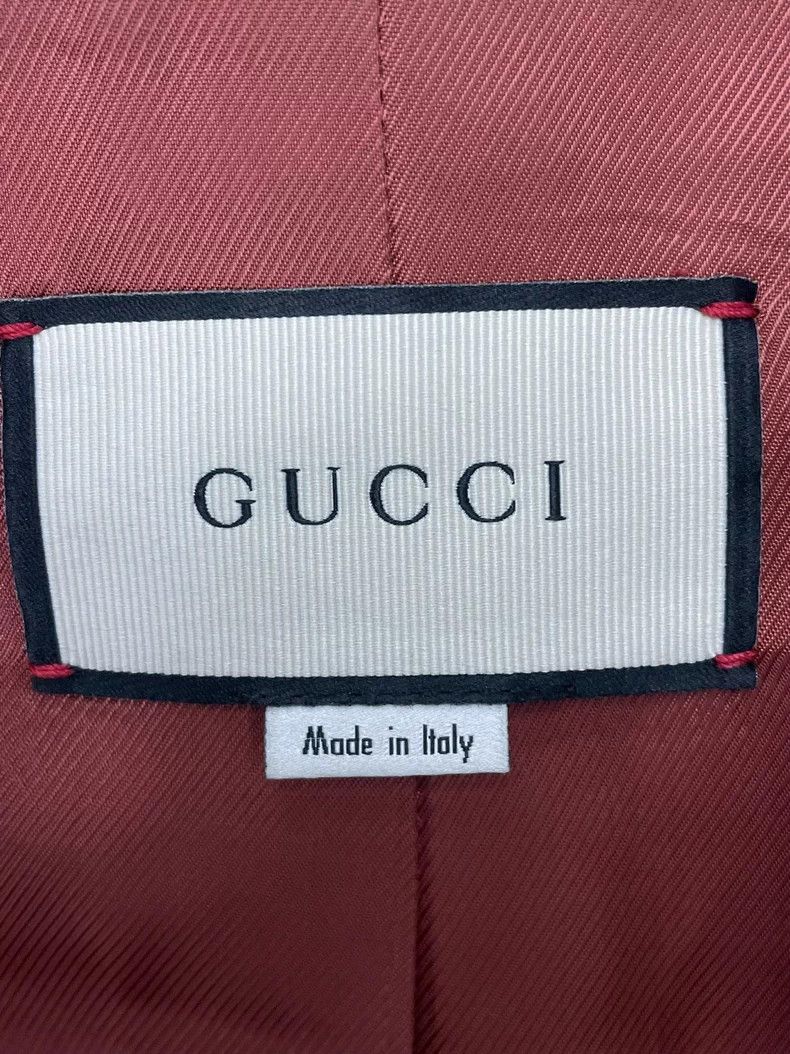 Gucci Gucci Double-breasted gold-buttoned suit jacket Size XS / US 0-2 / IT 36-38 - 4 Thumbnail