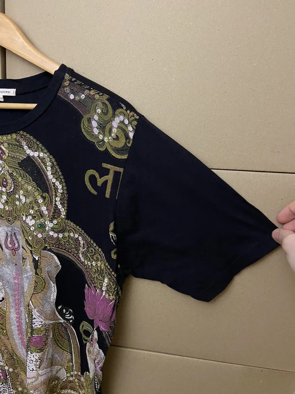 Affliction RARE VINTAGE GANESH HINDU TEE T SHIRT Y2K AFFLICTION SKATE Size US L / EU 52-54 / 3 - 8 Thumbnail