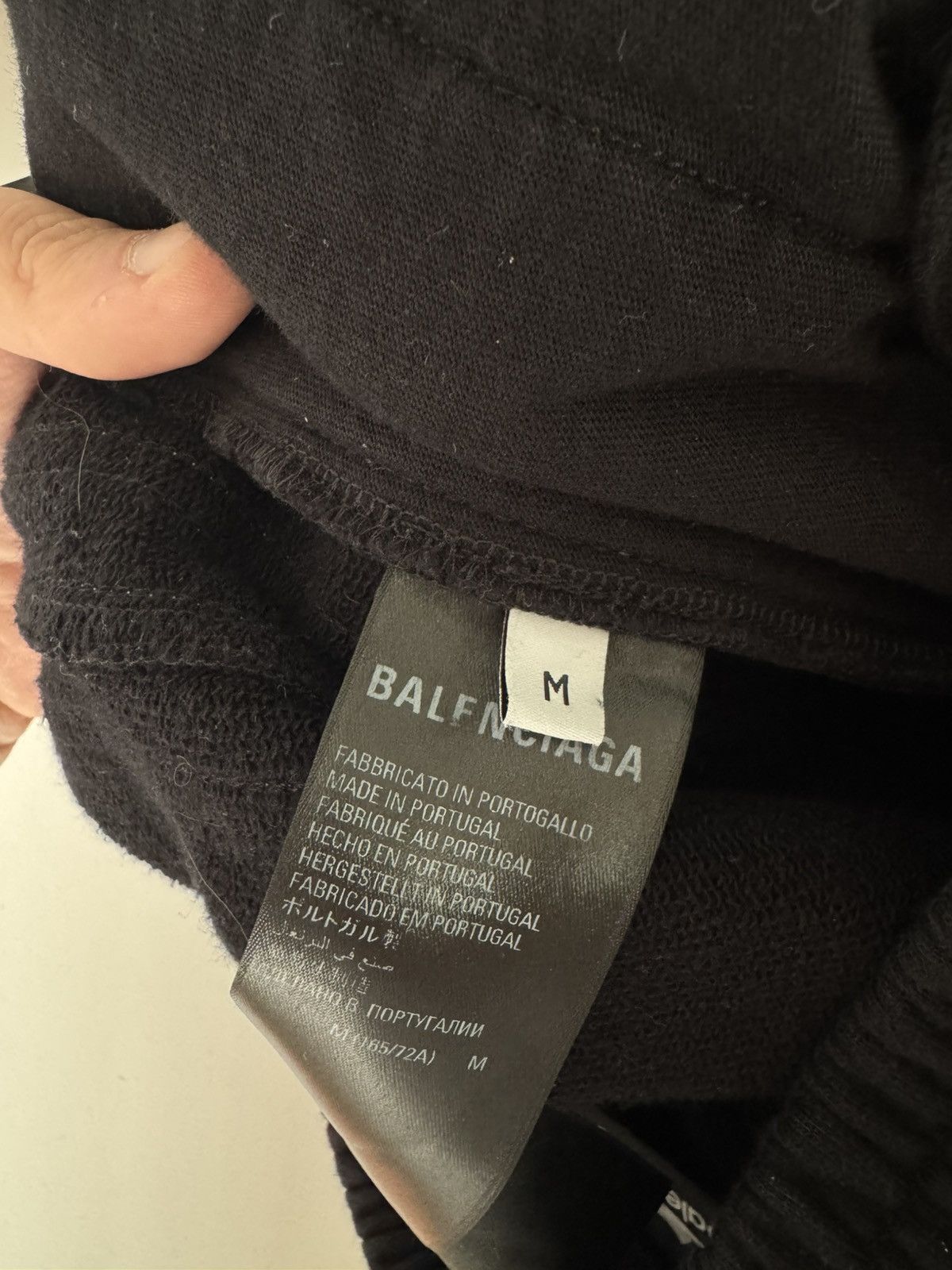 Adidas × Balenciaga Balenciaga Adidas Black Sweatpants Medium Size US 34 / EU 50 - 5 Thumbnail