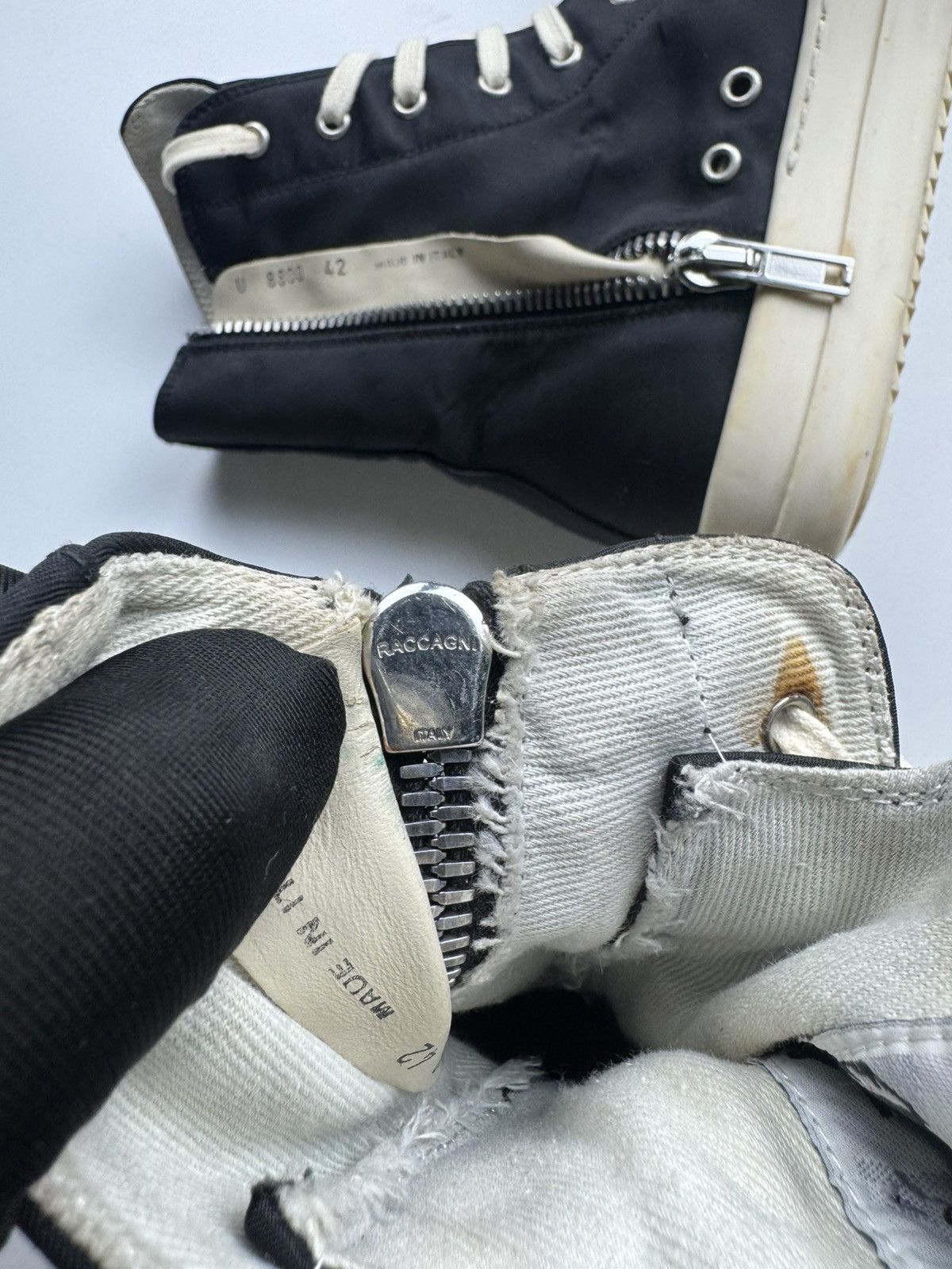Rick Owens Drkshdw Rick Owens Drkshdw Nylon Ramones Size US 9 / EU 42 - 10 Thumbnail