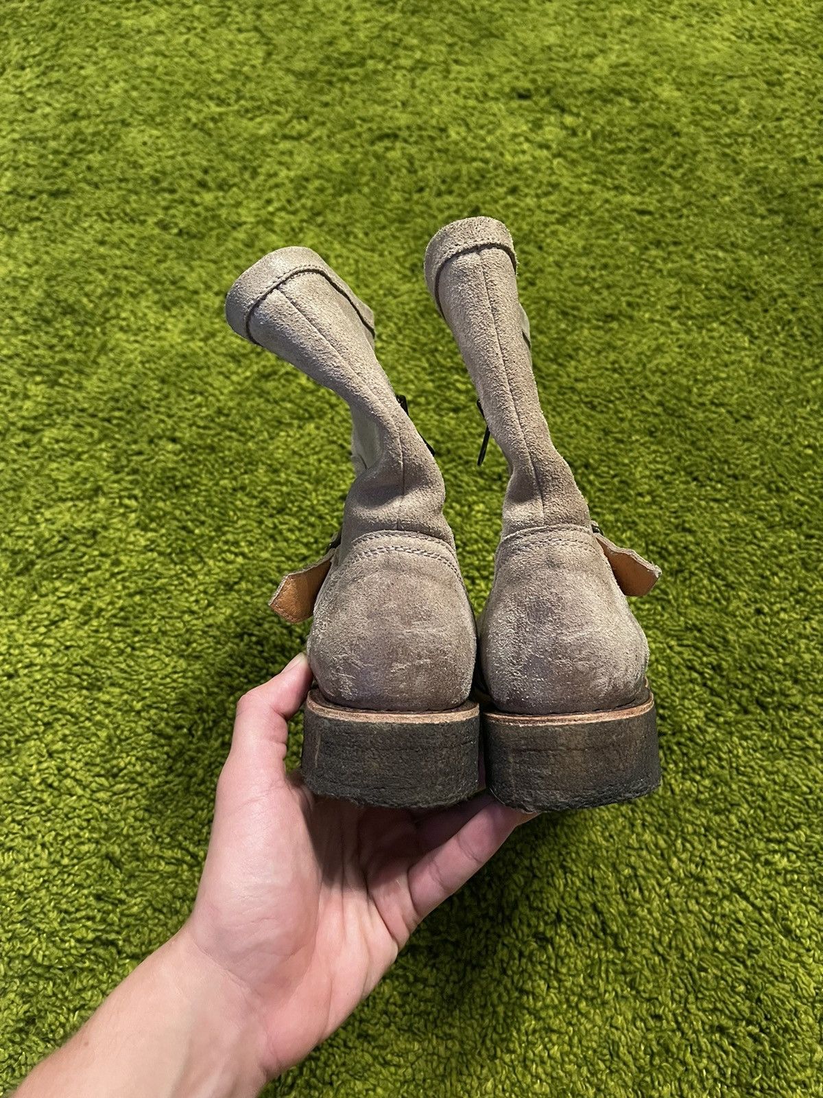 Cowboy Equipment × Sendra × Vintage Sendra western cowboy style real suede leather boots Size US 8 / IT 38 - 5 Thumbnail