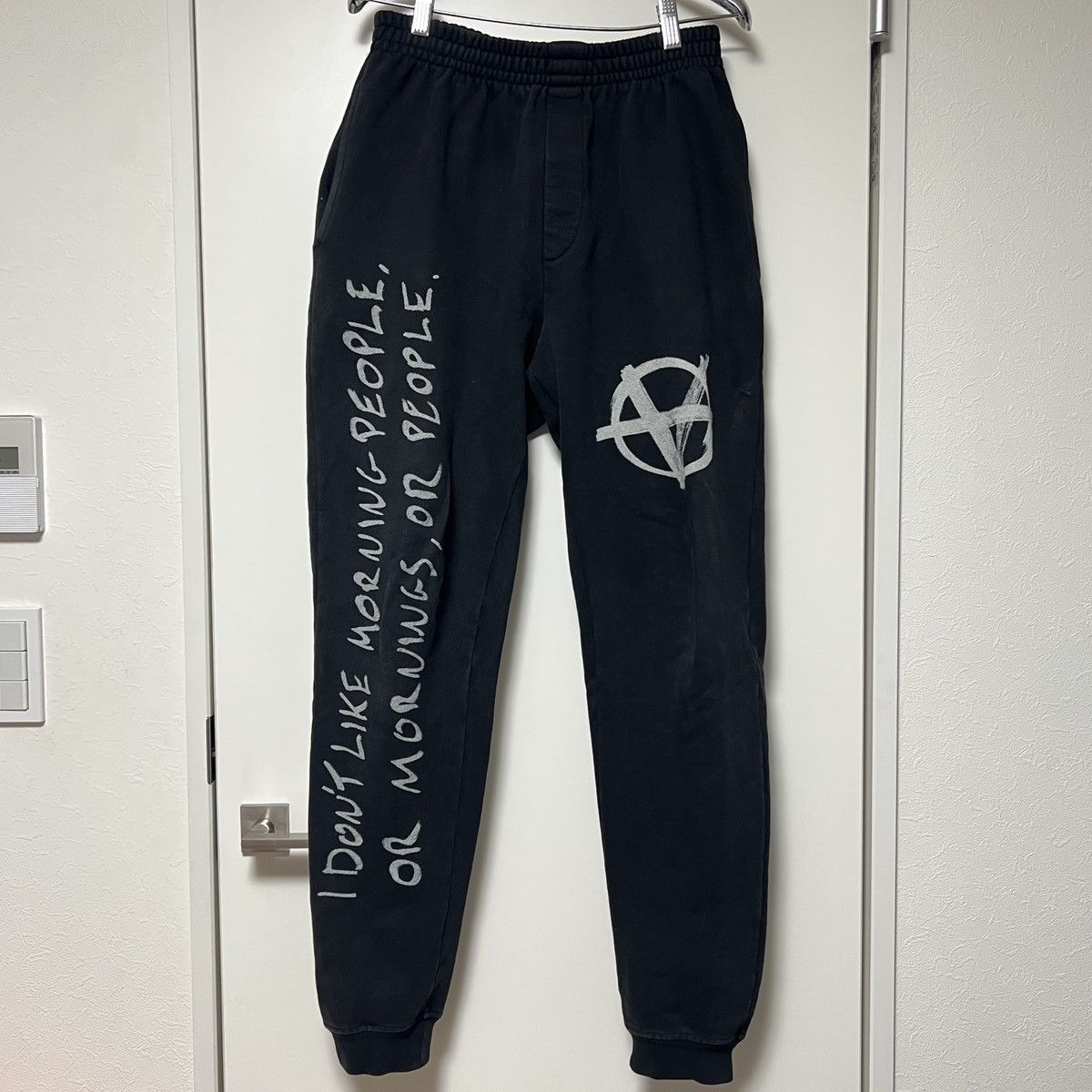 Vetements 19AW Handcrafted Anarchy Sweatpants Size US 30 / EU 46 - 1 Thumbnail