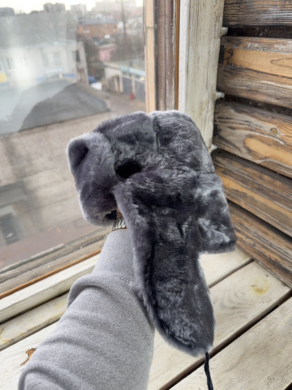 Vintage Vintage 70s USSR Military Trapper hat Ushanka Opium Rare Size ONE SIZE - 7 Thumbnail