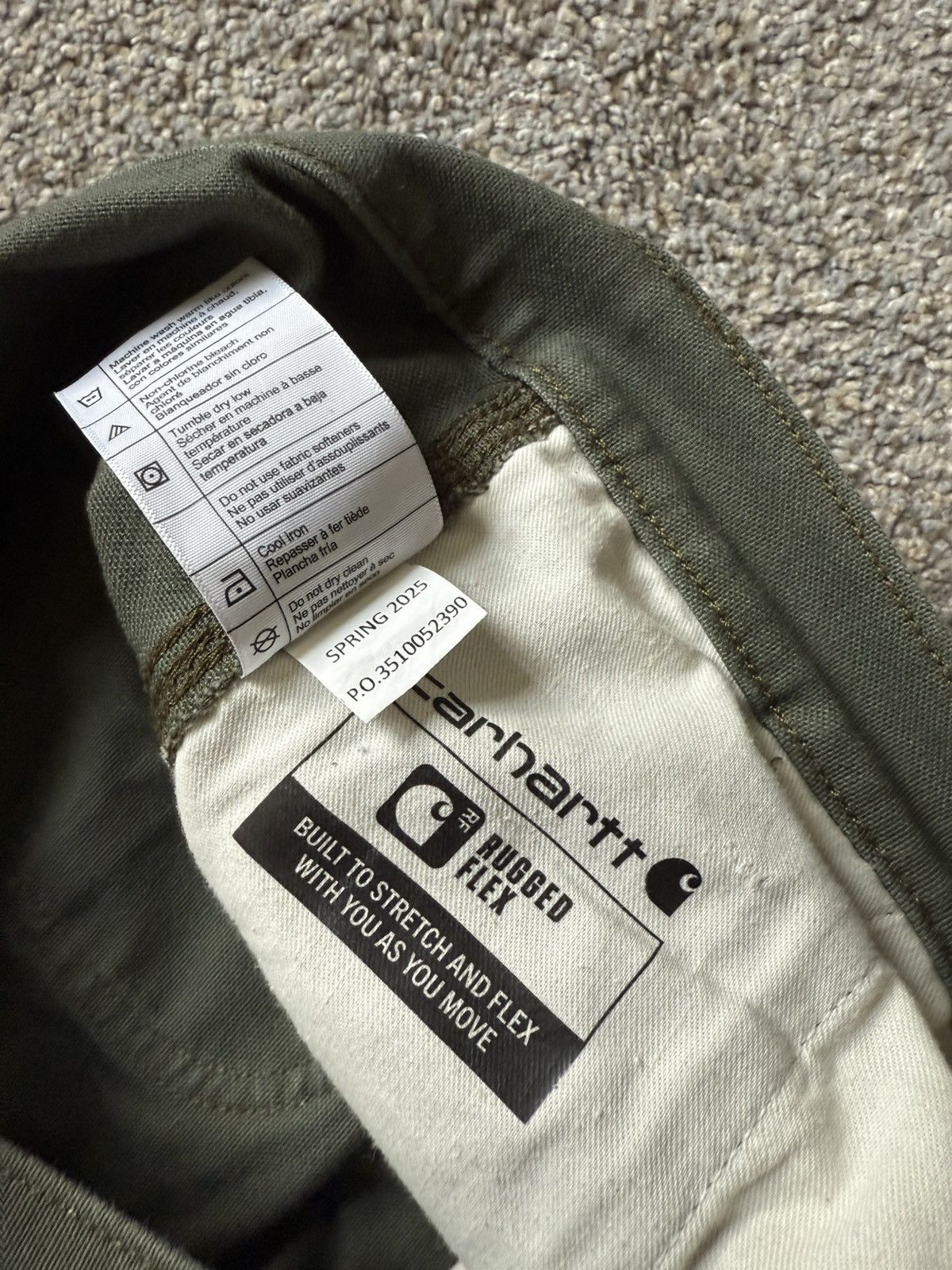 Carhartt Carhartt Rugged Flex Relaxed Fit Cargo Pants 36x30 Olive Size US 36 / EU 52 - 5 Thumbnail