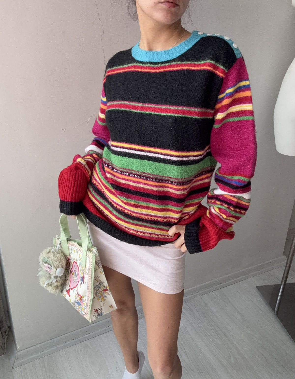 Vintage Derhy jumper Size L / US 10 / IT 46 - 2 Thumbnail