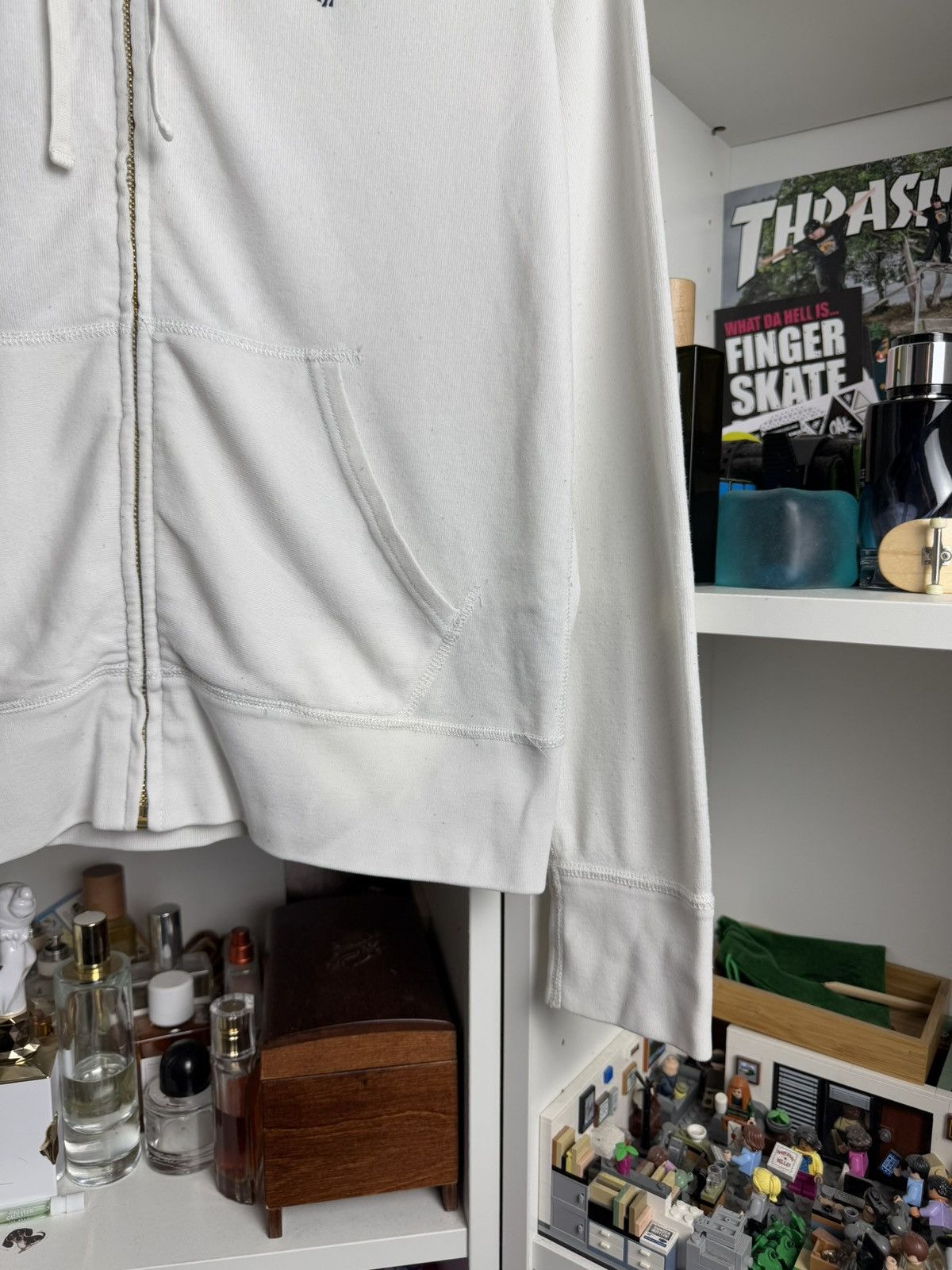 Designer × Polo Ralph Lauren Polo Ralph Lauren white zip hoodie M designer luxury drill Size M / US 6-8 / IT 42-44 - 4 Thumbnail