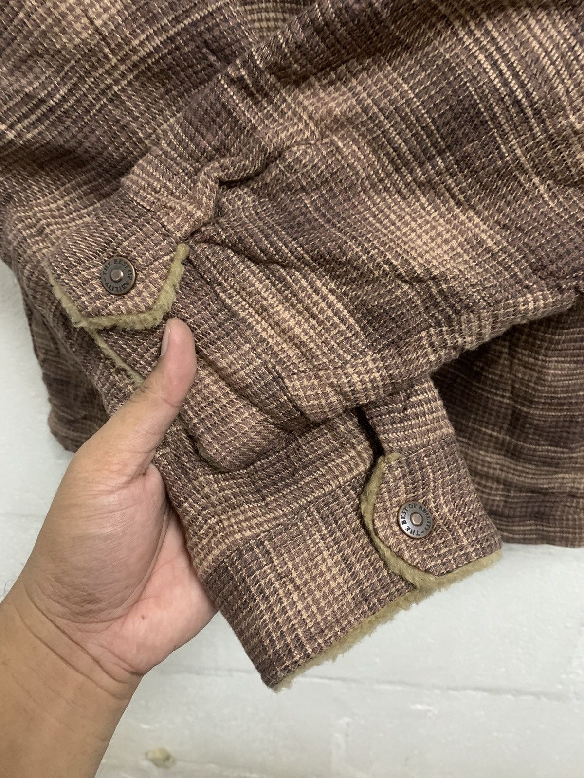 Japanese Brand Vintage Kansai Yamamoto Sherpa Jacket Snap Buttom Shirt Size US M / EU 48-50 / 2 - 9 Thumbnail