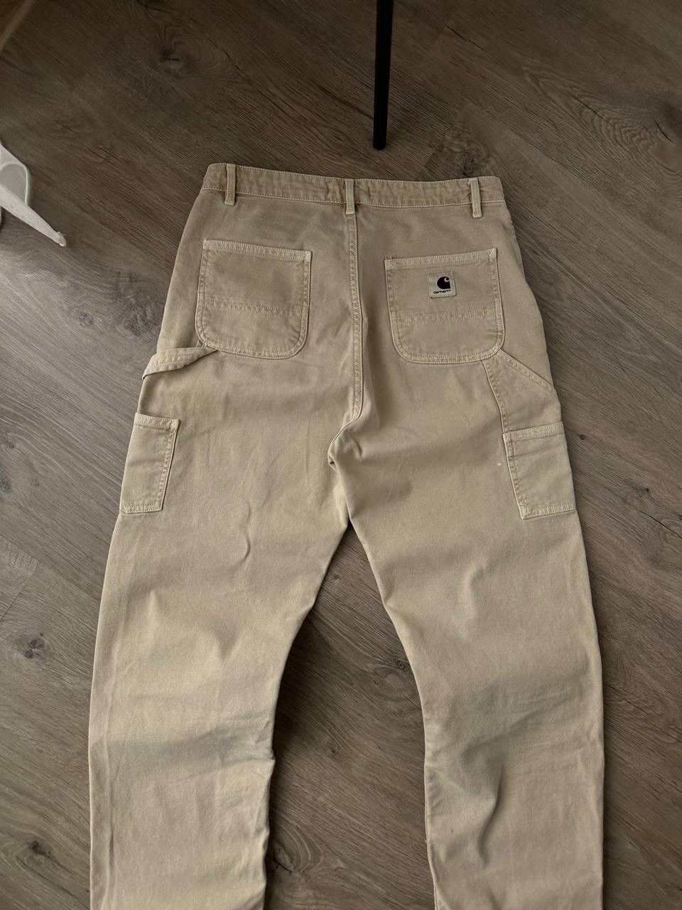 Carhartt Vintage Carhartt WIP Women’s Pierce Straight Beige Pants Size 27" / US 4 / IT 40 - 4 Thumbnail