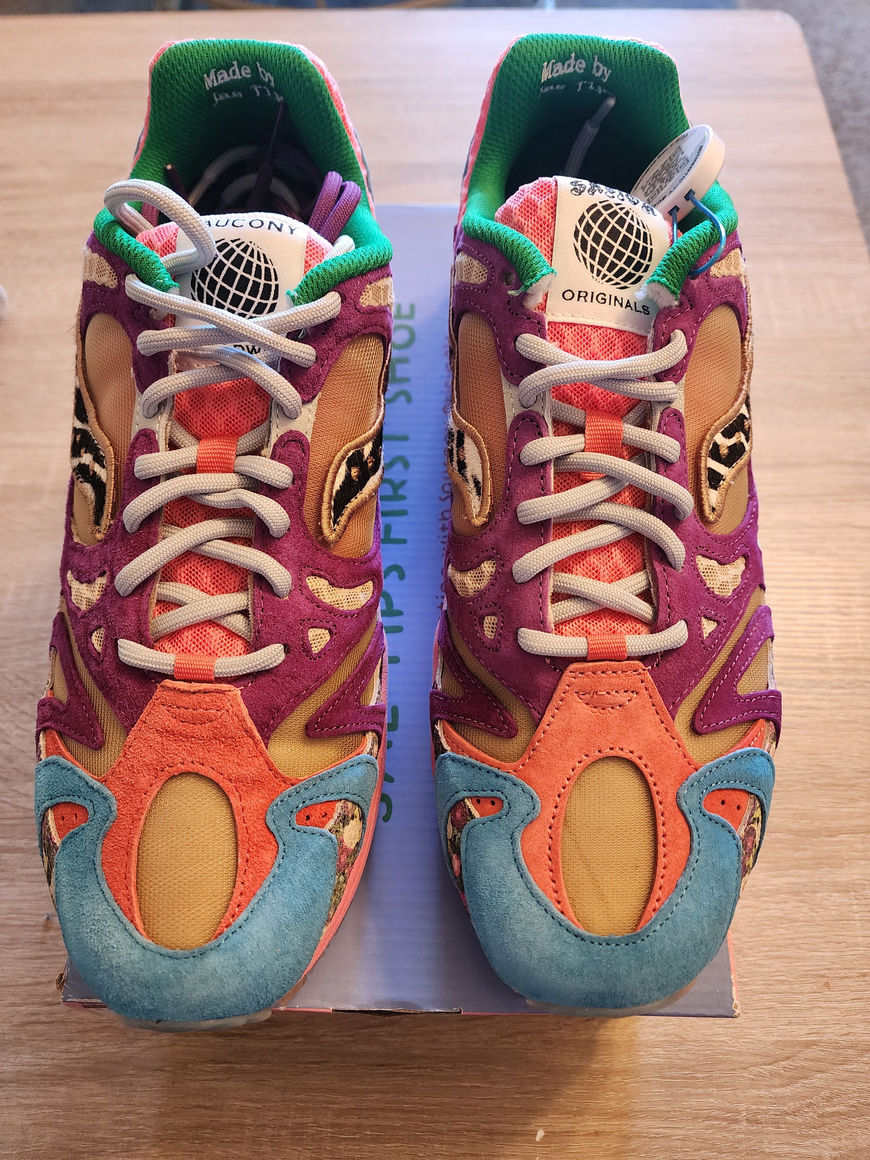 Saucony Saucony Jae Tips Grid Azura 2000 Size US 12 / EU 45 - 3 Thumbnail