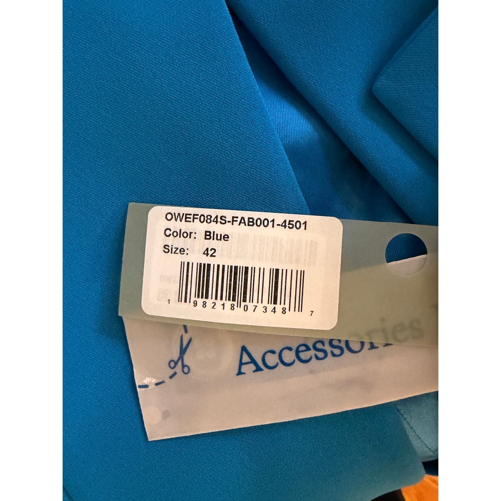 Off-White Off White NWT Women's Blue-White Cady Oversized Blazer Size L / US 10 / IT 46 - 14 Thumbnail