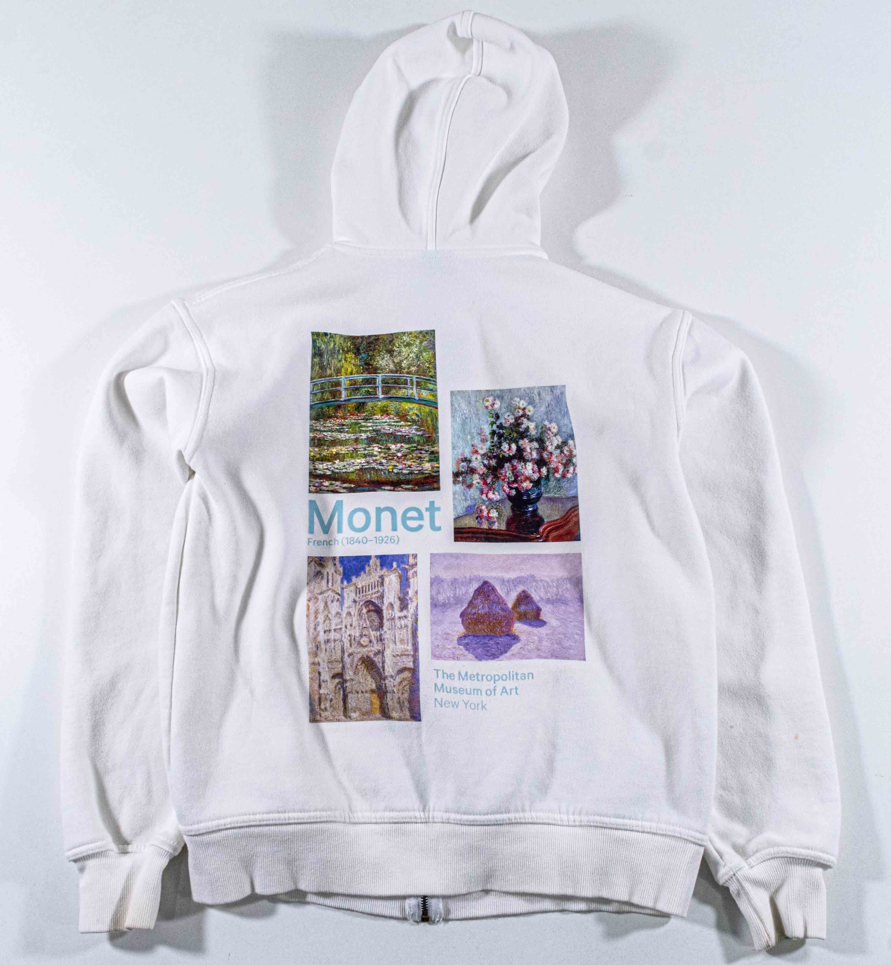 The Met Monet Zip Hoodie Sweatshirt Metropolitan Museum Art