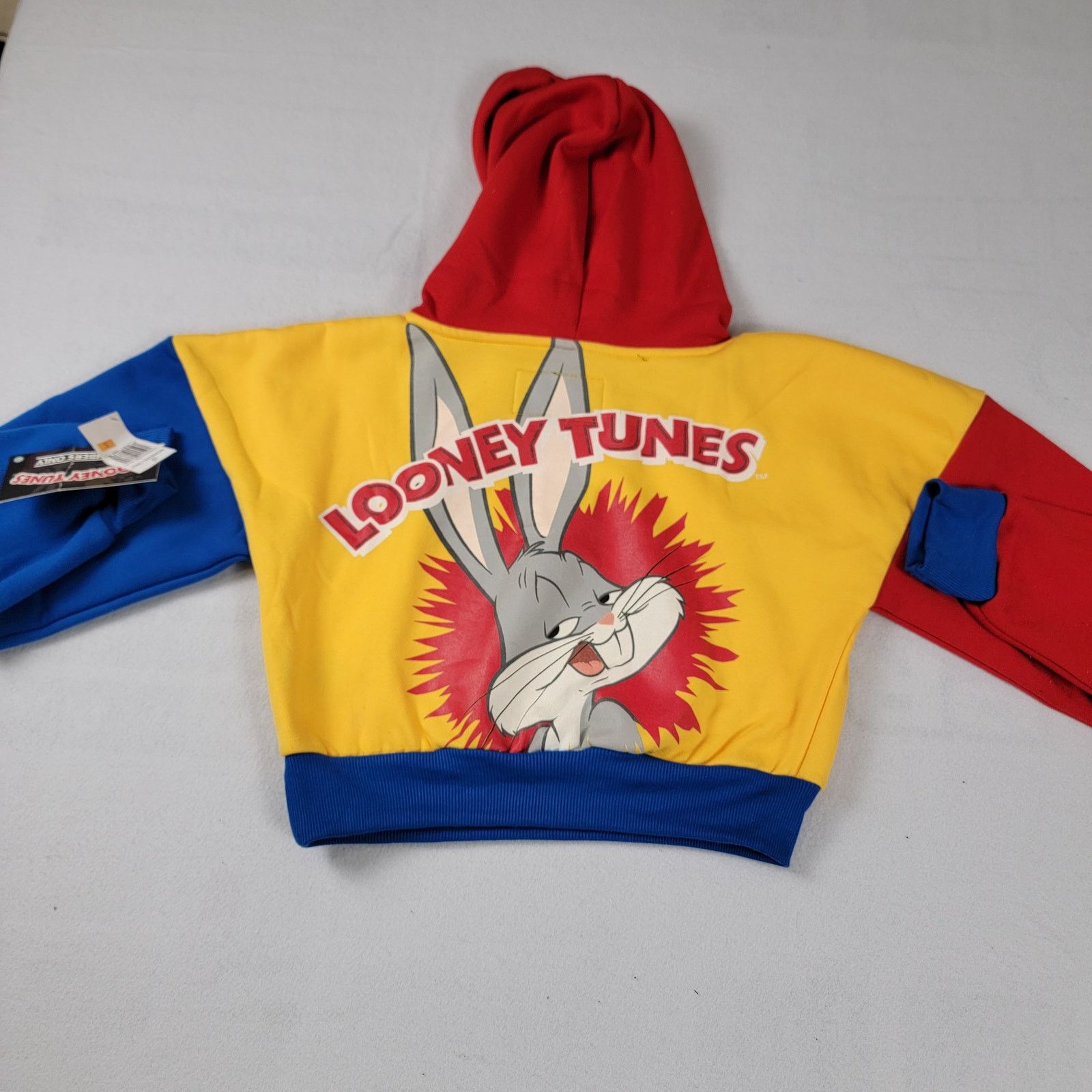 Members Only Members Only Loony Tunes Crop Top Hoodie Womens Sz S (672) Size S / US 4 / IT 40 - 2 Thumbnail
