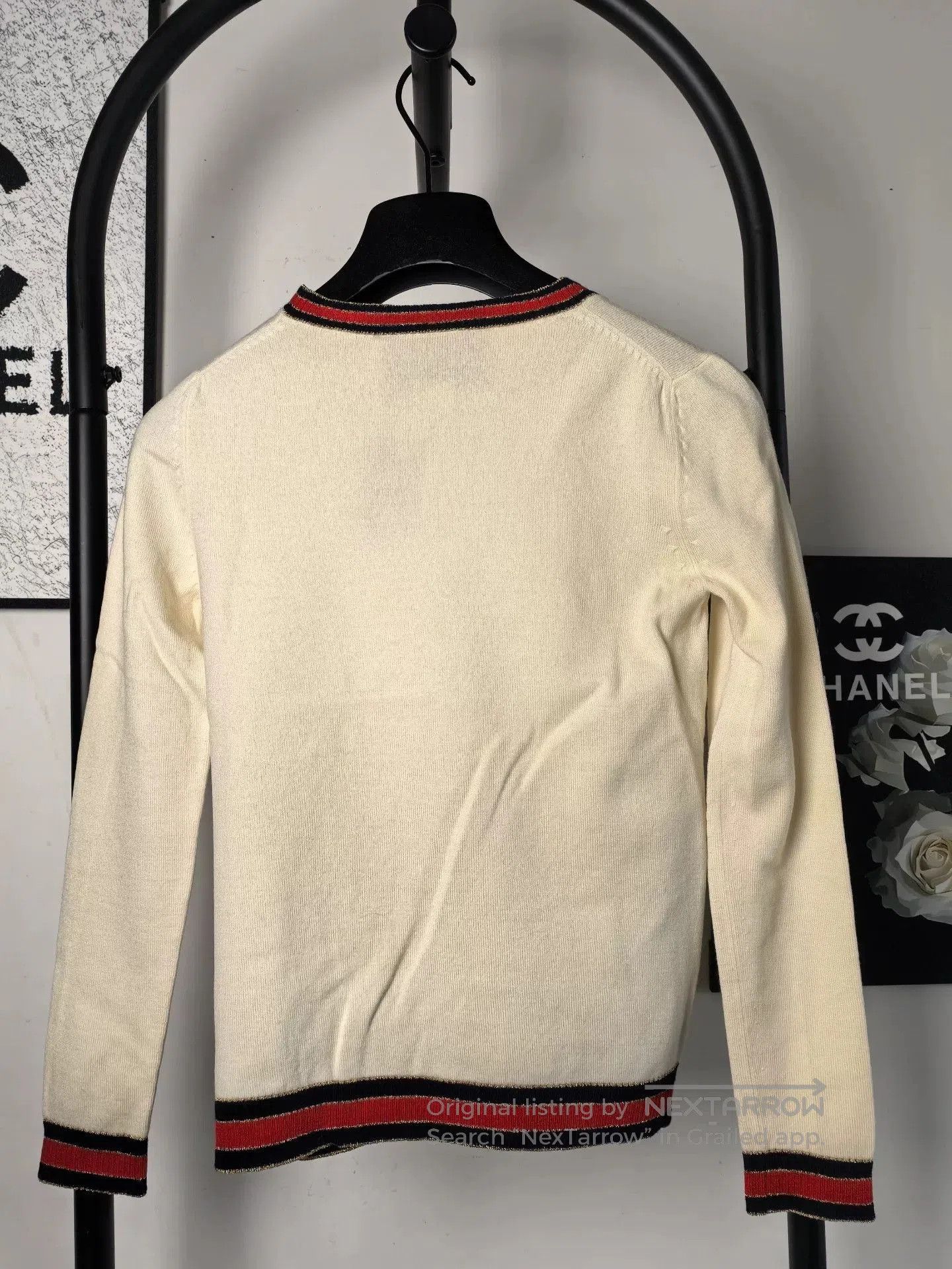 Gucci Gucci Wool Sweater with Red Green Stripes. Size US M / EU 48-50 / 2 - 2 Thumbnail