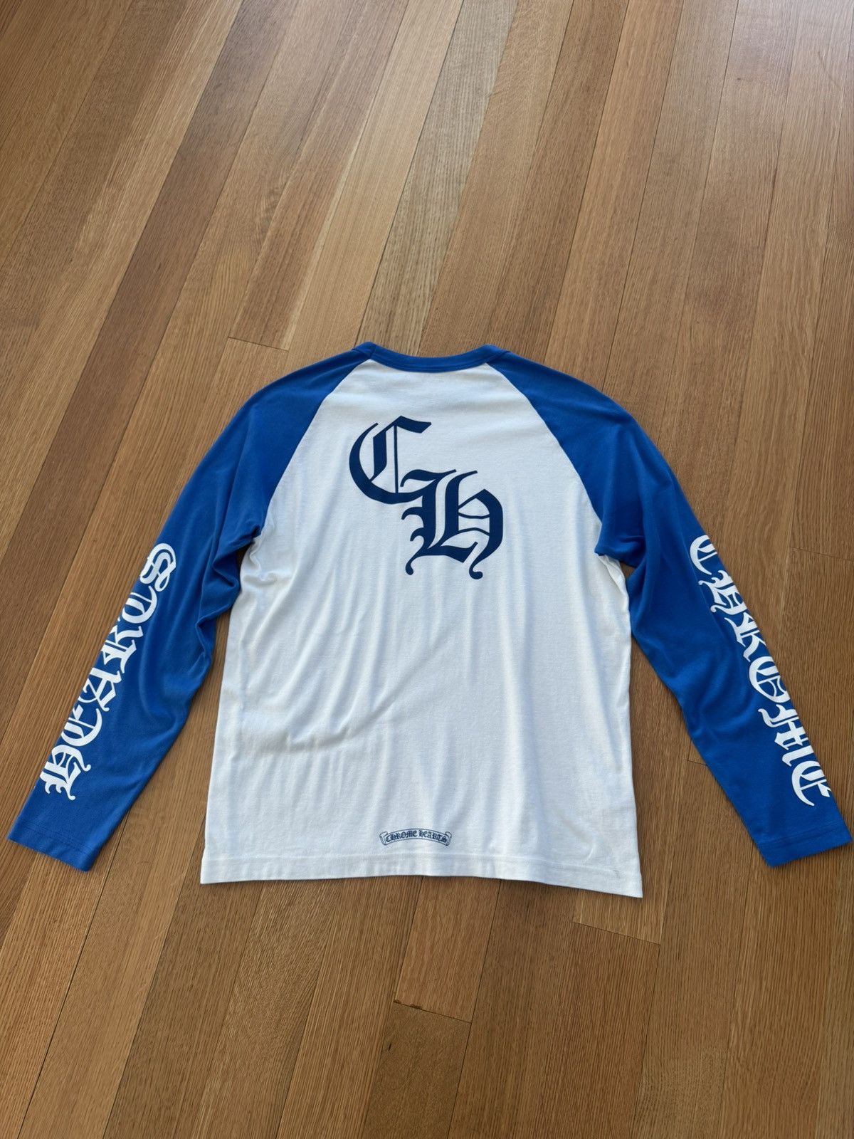 Chrome Hearts Chrome Hearts White Blue Long Sleeve Size US XL / EU 56 / 4 - 2 Thumbnail