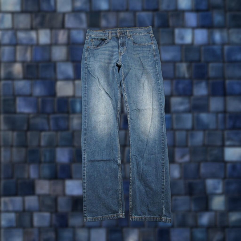 Levi's Levi's 505 Jeans Straight Regular Mens Size 31x32 Blue Denim Cotton 5-Pocket Pockets Vintage No Brand Levi's 500 Series Size US 31 - 1 Thumbnail