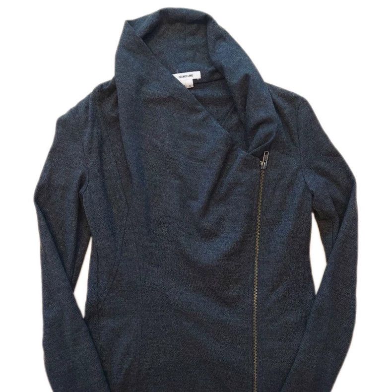 Helmut Lang HELMUT LANG Irregular asymmetrical deformed coat Size S / US 4 / IT 40 - 2 Thumbnail