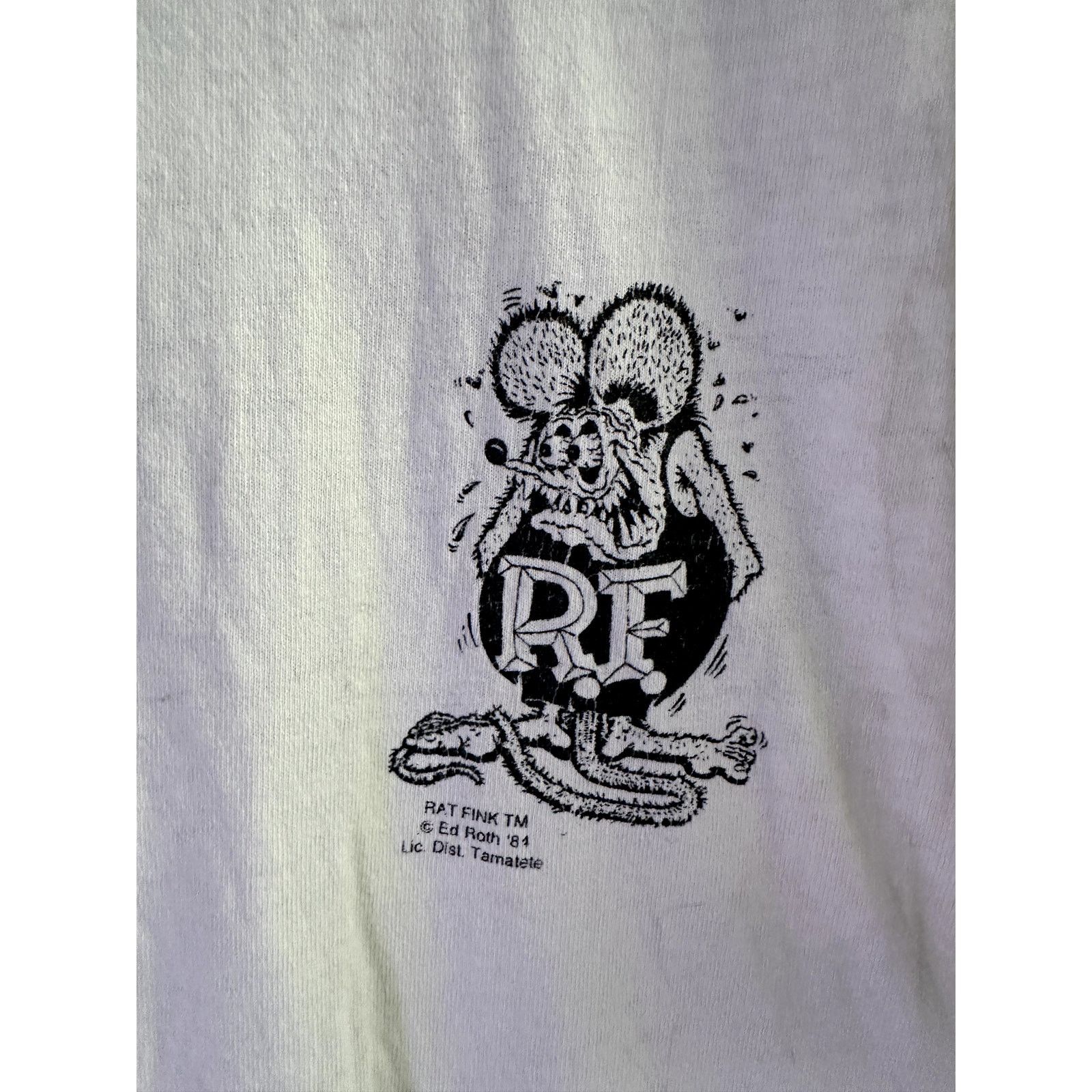 Hanes VINTAGE RAT FINK RACING TEAM SHIRT SIZE L Size US L / EU 52-54 / 3 - 2 Thumbnail