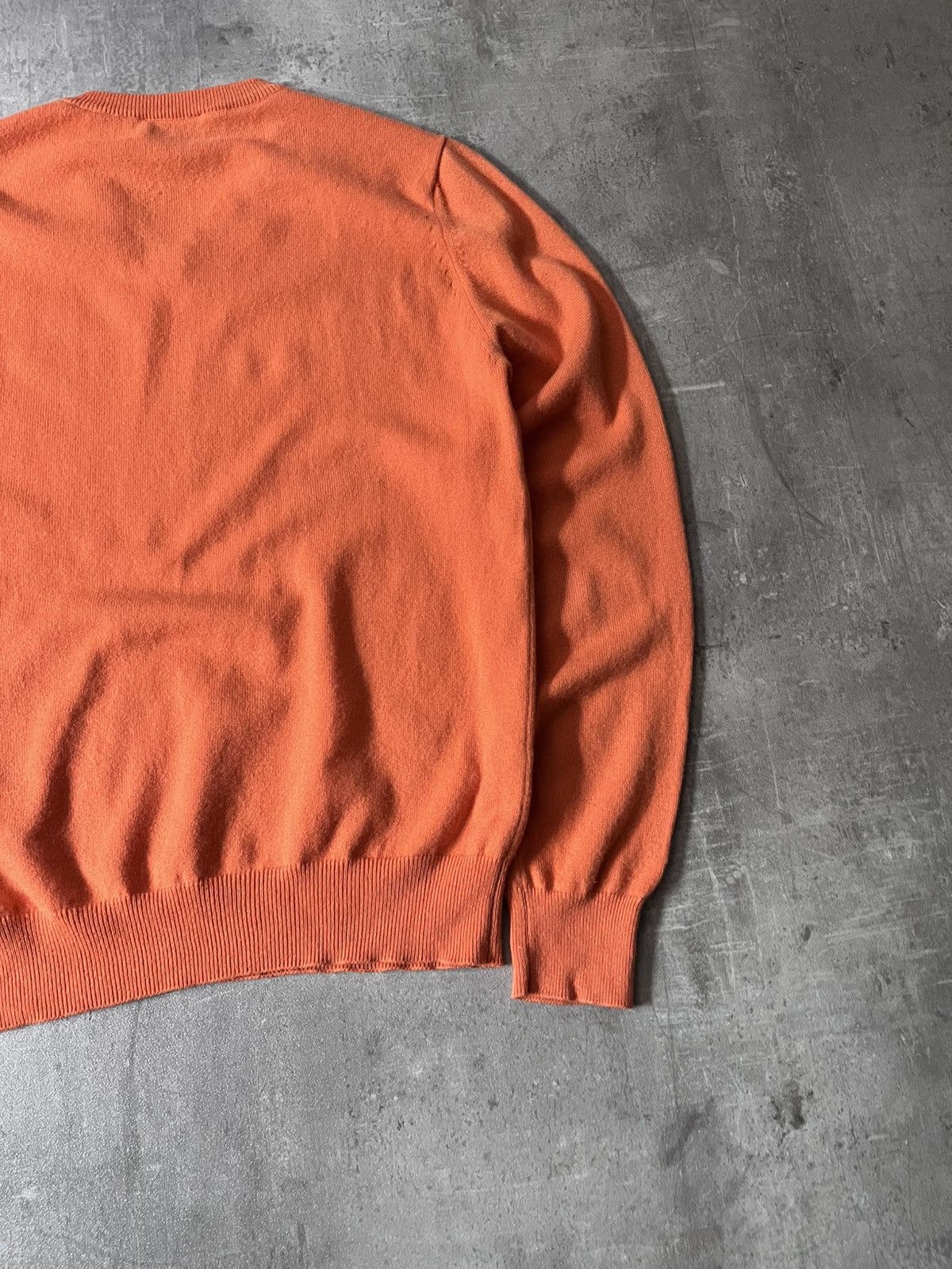 Hermes Hermes orange cashmere sweater V-neck Size US M / EU 48-50 / 2 - 8 Thumbnail