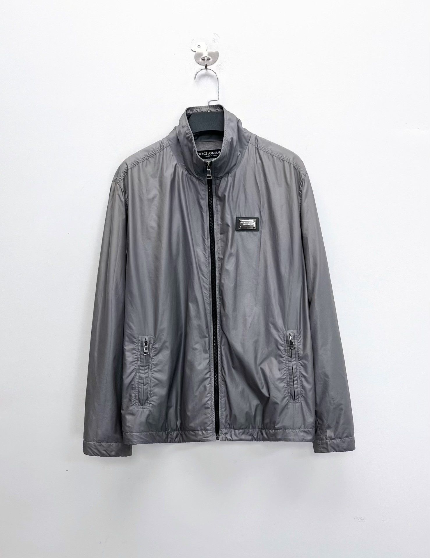 Dolce & Gabbana Dolce&Gabbana Gray Windproof Padded Jacket Size US M / EU 48-50 / 2 - 1 Thumbnail