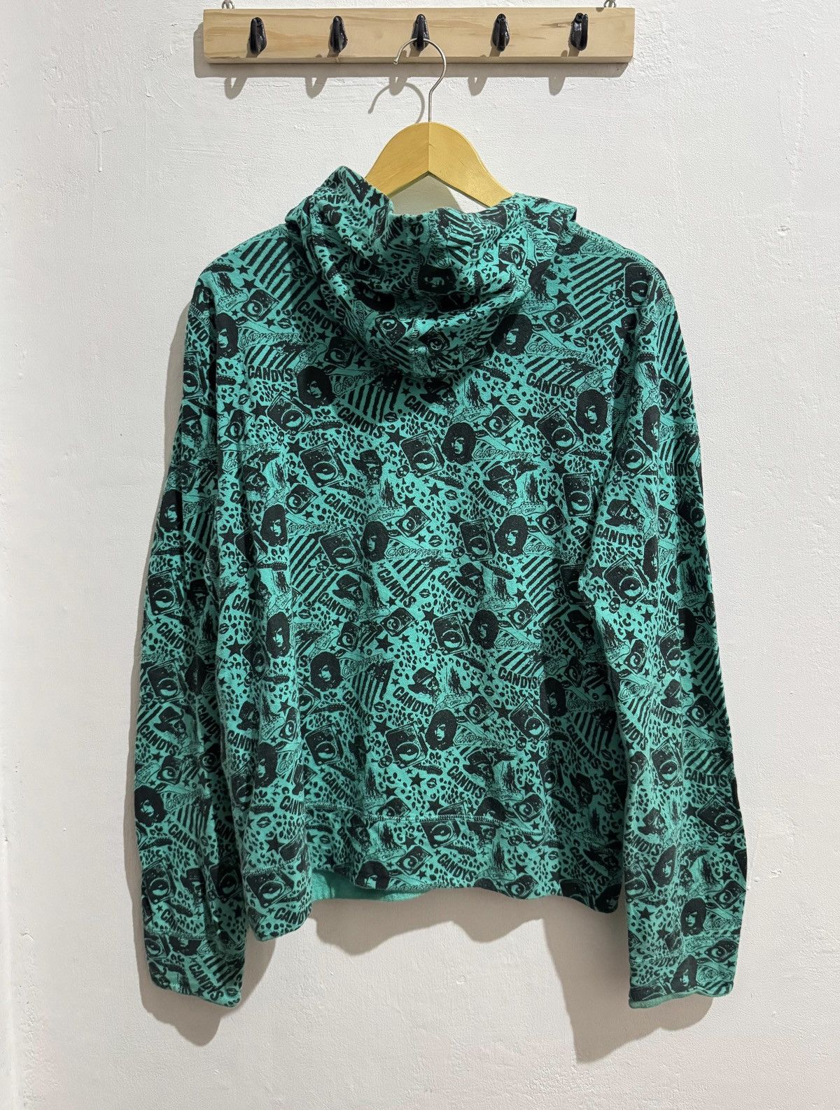 Y2k Candy Tripper aop hysteric style zip sweatshirt
