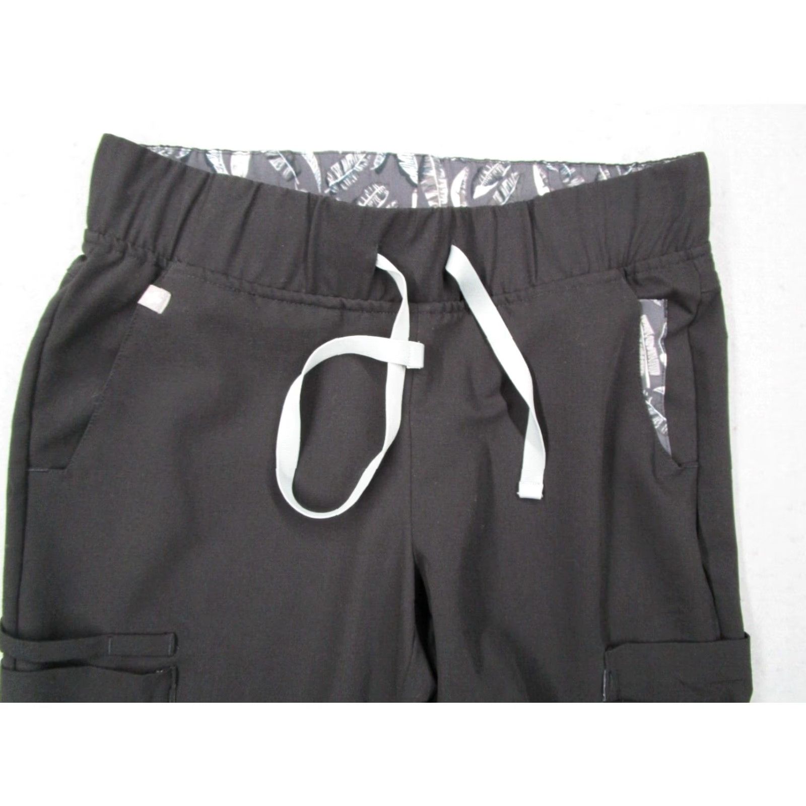 Vintage FIGS Women's TEMA JOGGER Black XS Cargo Technical Style W195W2001 27x25* Size 26" / US 2 / IT 38 - 2 Thumbnail