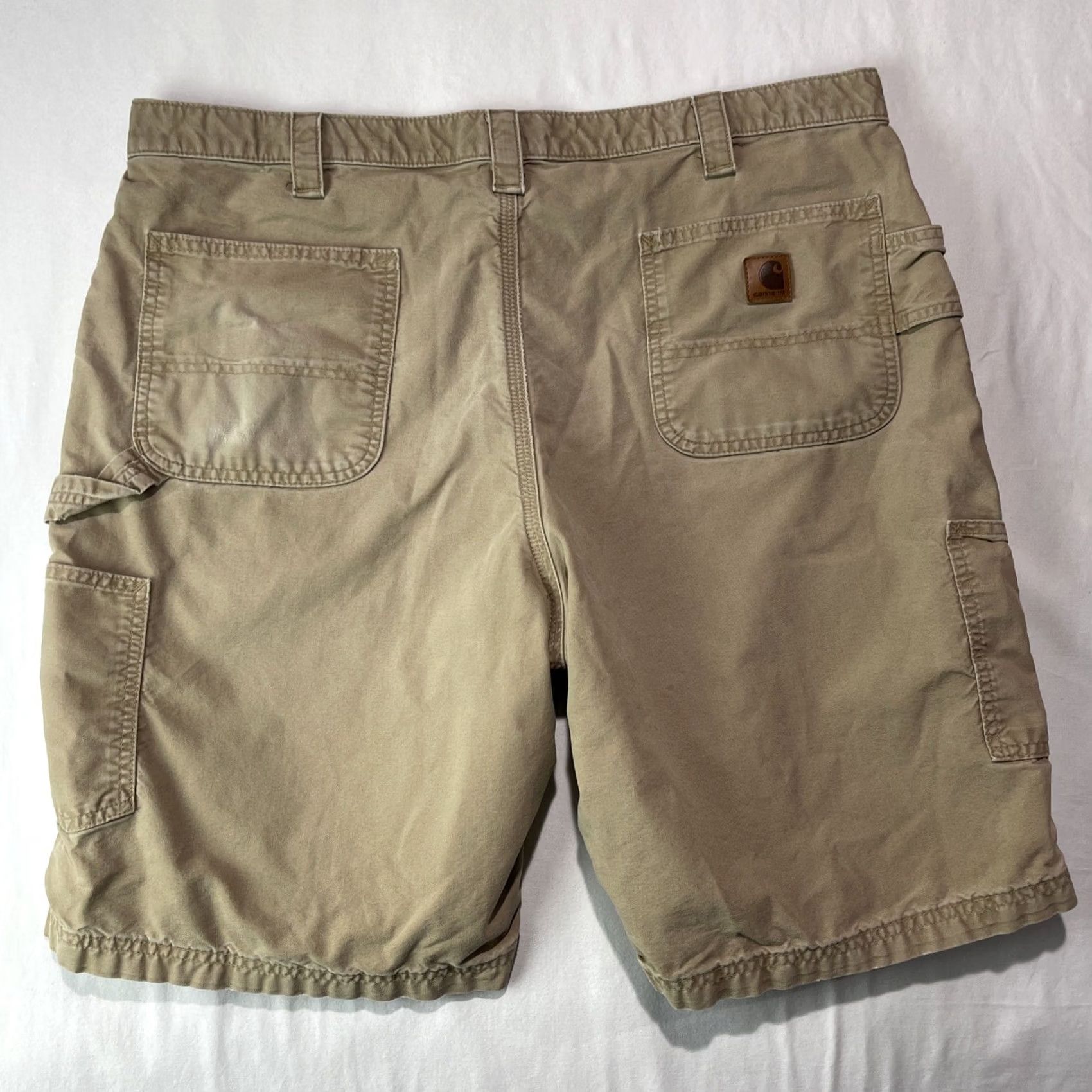 Carhartt Carhartt Shorts Mens 42 Carpenter Cargo B147 DKH Work Original Fit Mens Regular Cargo Beige Cotton Short 42 Inseam 10 Size US 40 / EU 56 - 5 Thumbnail