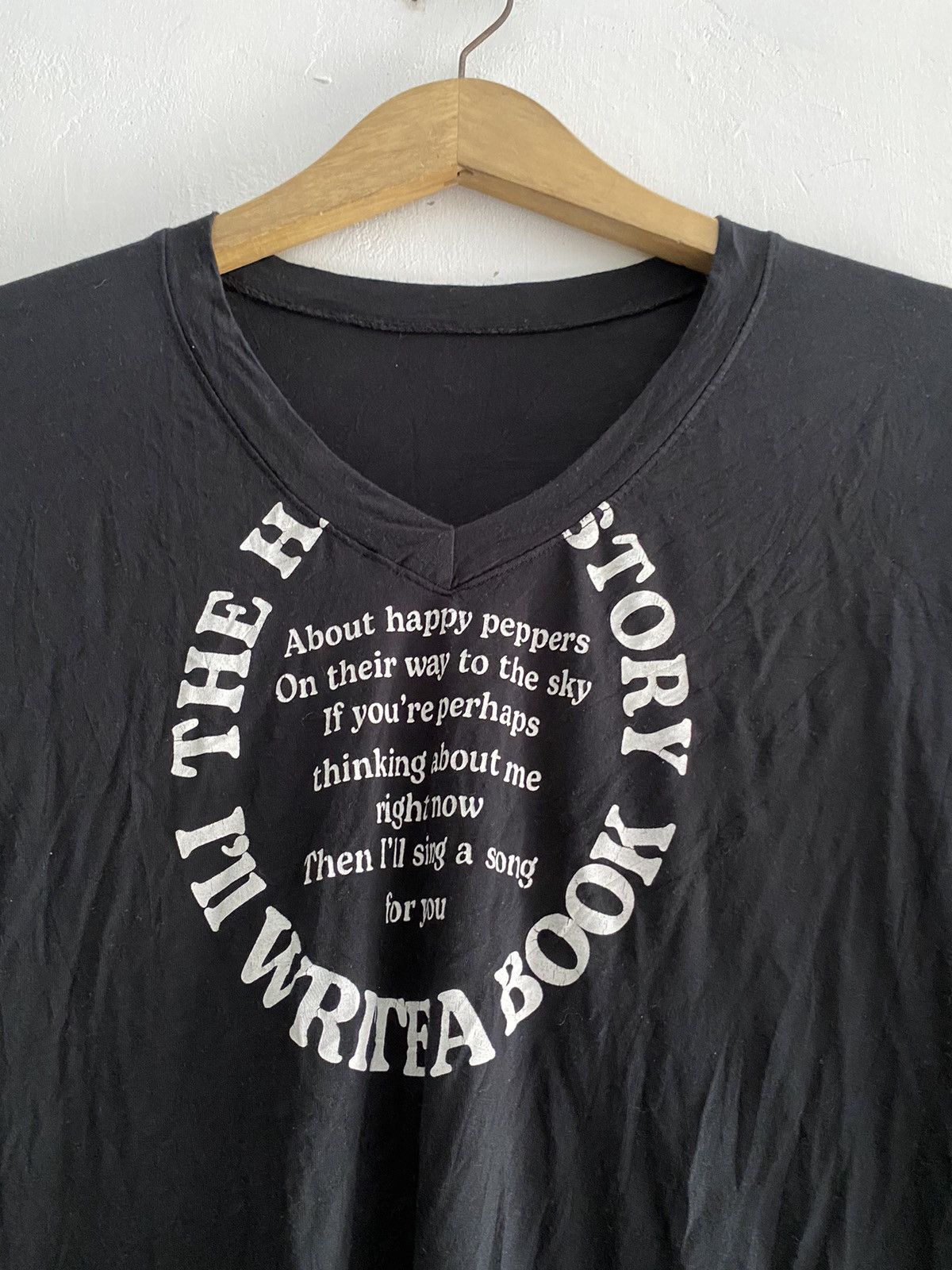 If Six Was Nine × Japanese Brand × Le Grande Bleu (L.G.B.) Japanese unknwn poem v neck longsleeve tee Size US M / EU 48-50 / 2 - 2 Thumbnail