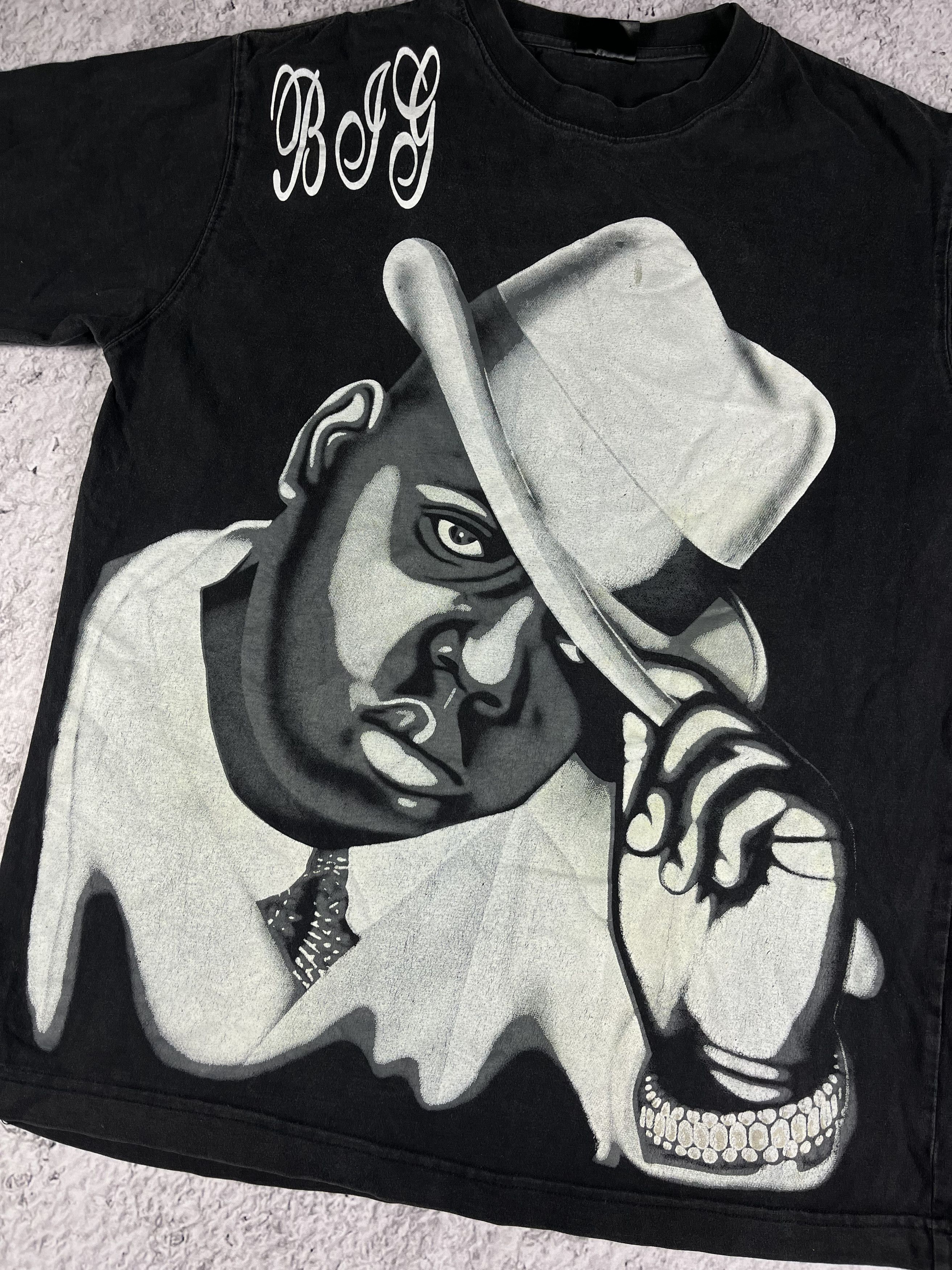 Rap Tees × Vintage Vintage Notorious BIG 90s rare T Shirt Size US L / EU 52-54 / 3 - 2 Thumbnail
