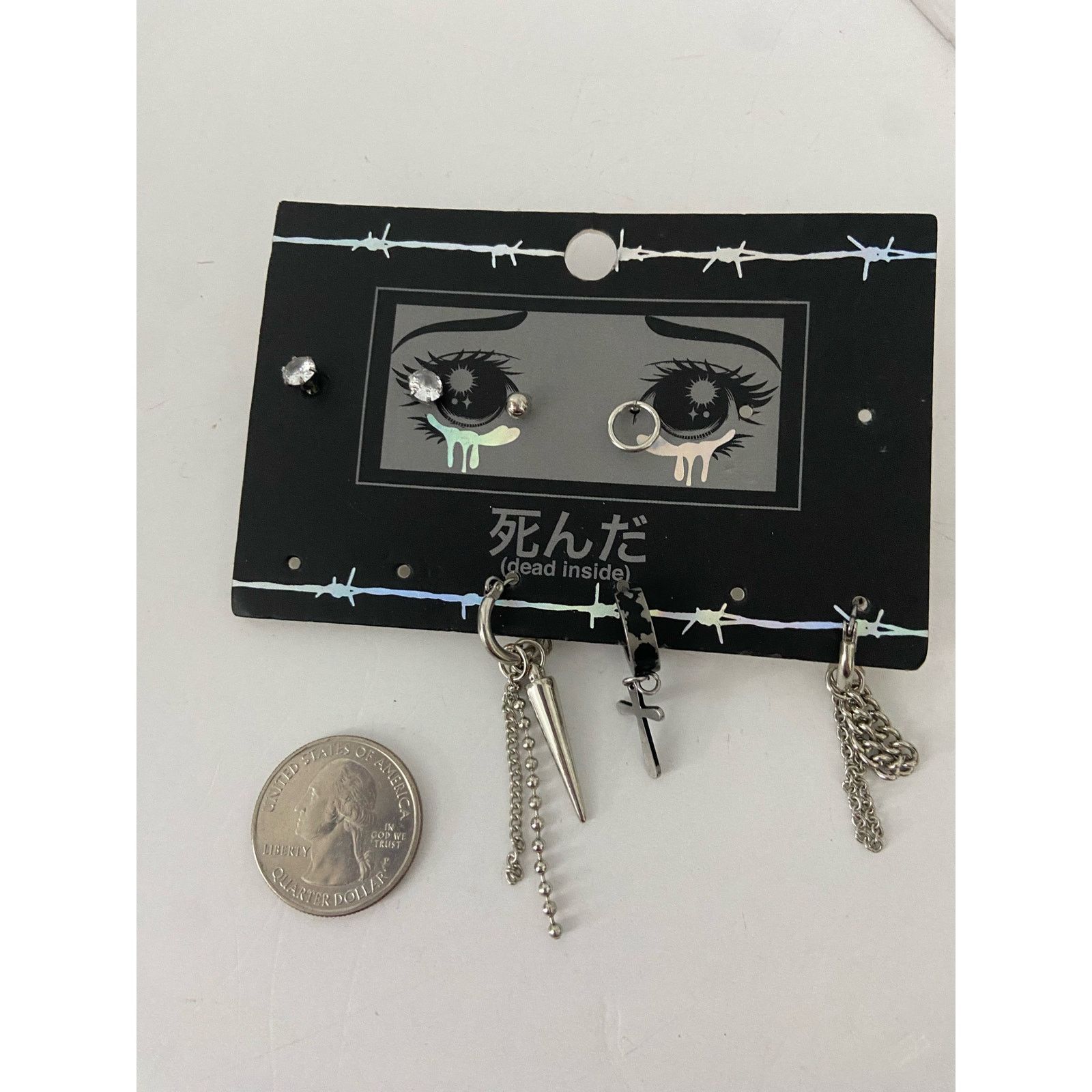 Other Ear cuff and single earring set Silver tone Size ONE SIZE - 2 Thumbnail