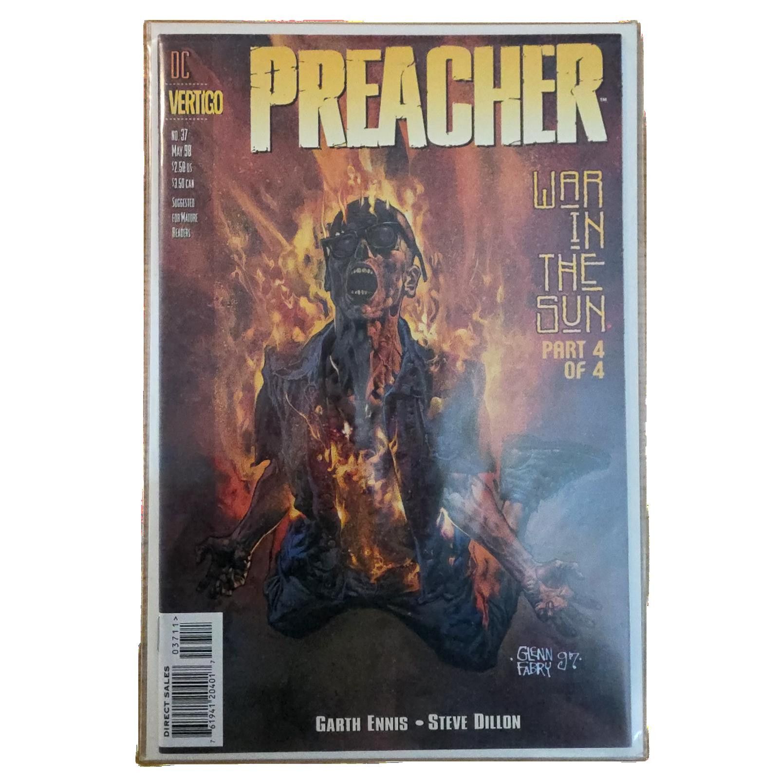 DC Comics Preacher #37 (1998) DC Vertigo VF Size ONE SIZE - 2 Thumbnail