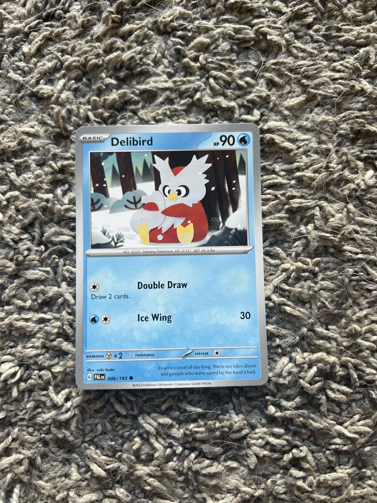 Hypebeast × Nintendo × Pokemon 2023 Pokémon Delibird Basic Card Size ONE SIZE - 1 Thumbnail