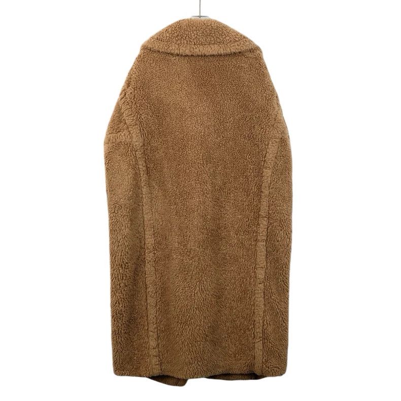 Max Mara Max Mara Teddy brown teddy camel-fleece lapel double-breas Size M / US 6-8 / IT 42-44 - 2 Thumbnail