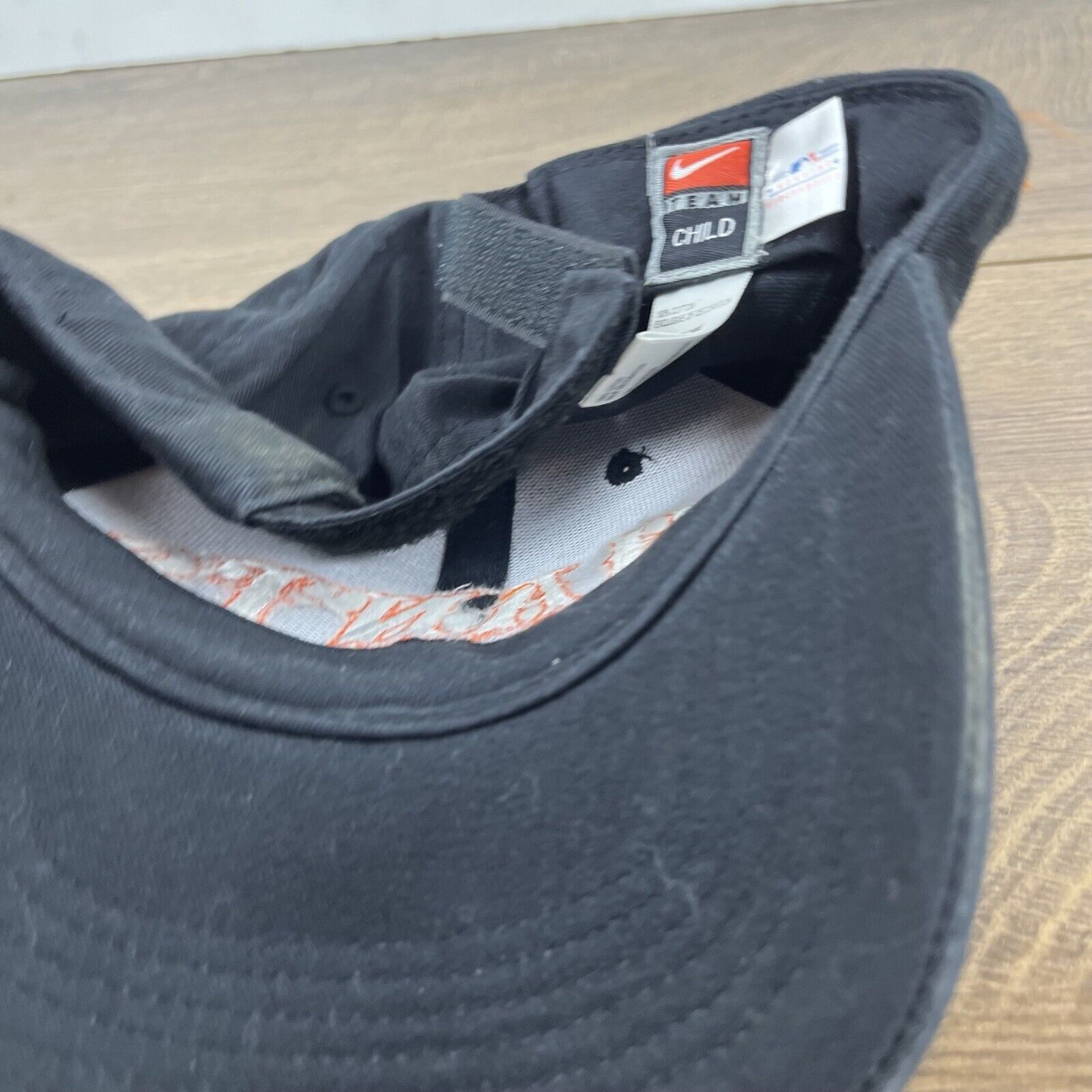 Nike San Francisco Giants CHILD Hat Nike Black Hat Adjustable Bla Size ONE SIZE - 15 Thumbnail