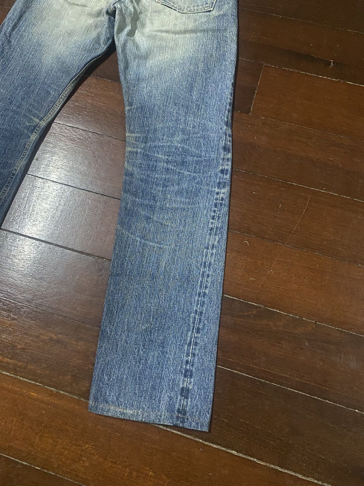 OMNIGOD Vintage omnigod mud wash flare selvedge jeans Size US 31 - 12 Thumbnail