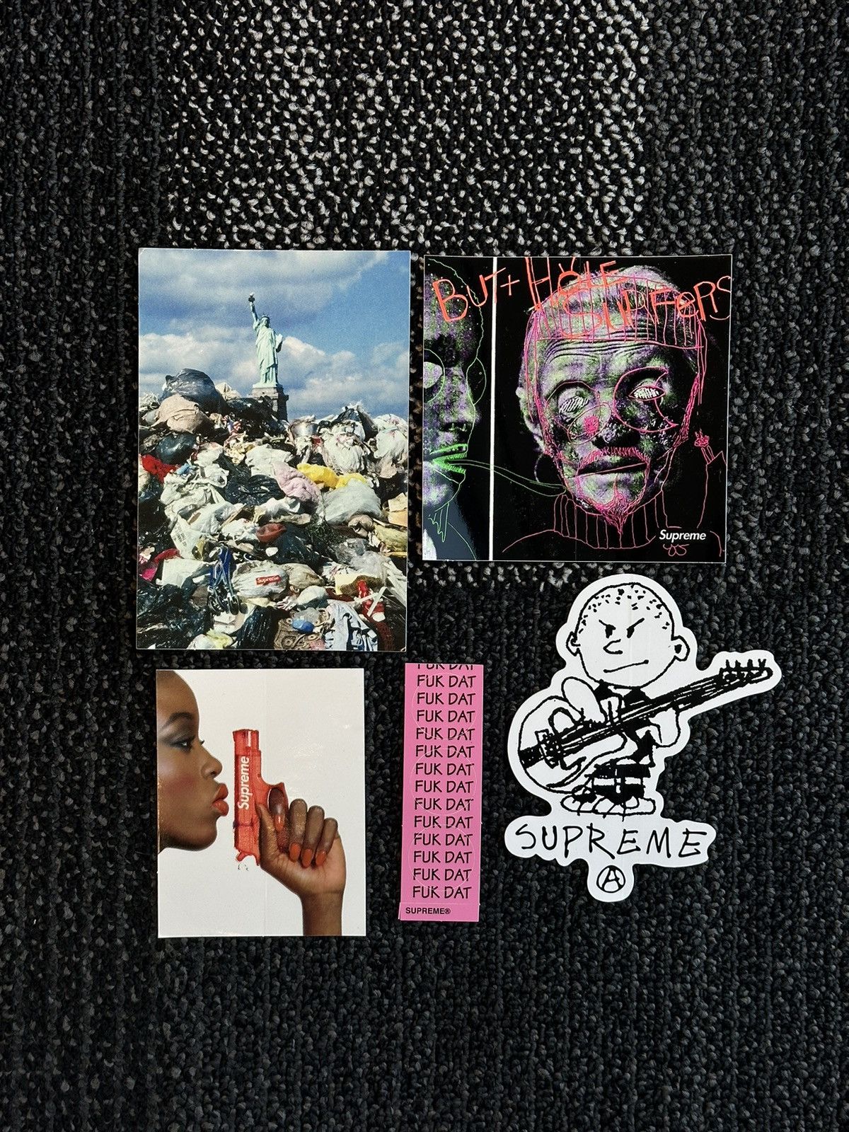 Supreme 5x Supreme Stickers Lot | Grailed
