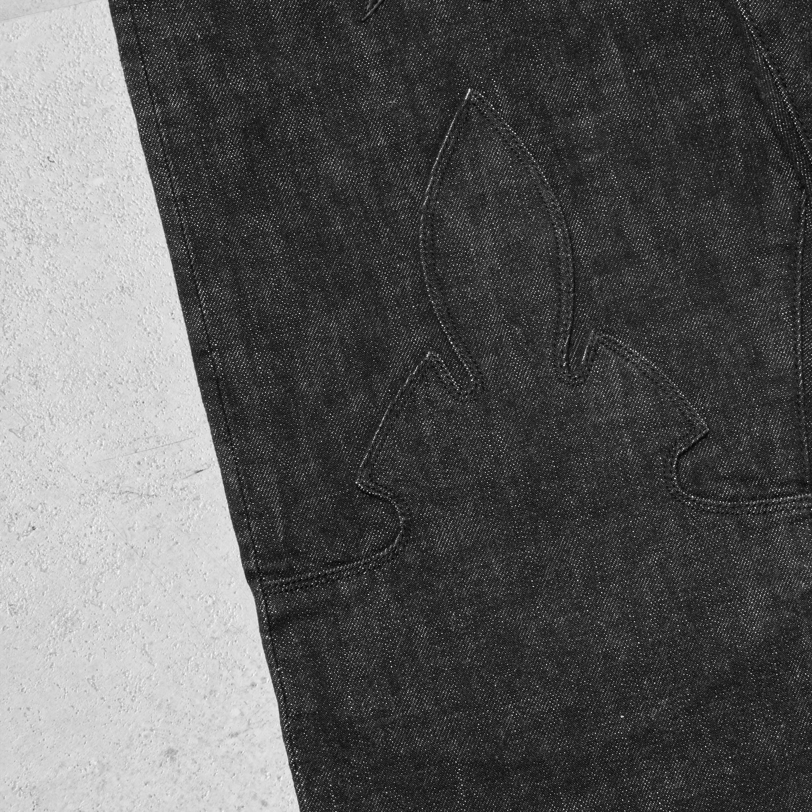 Chrome Hearts CHROME HEARTS Black Double Knee Star Patches Denim Size US 34 / EU 50 - 5 Thumbnail