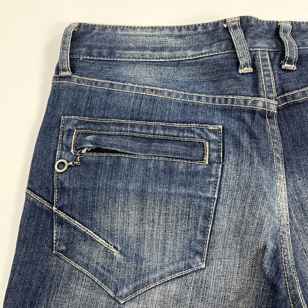 Hysteric Glamour × Japanese Brand × PPFM 2000s PPFM Bikers Multi Zipper Distressed Denim Jeans Size US 34 / EU 50 - 16 Thumbnail
