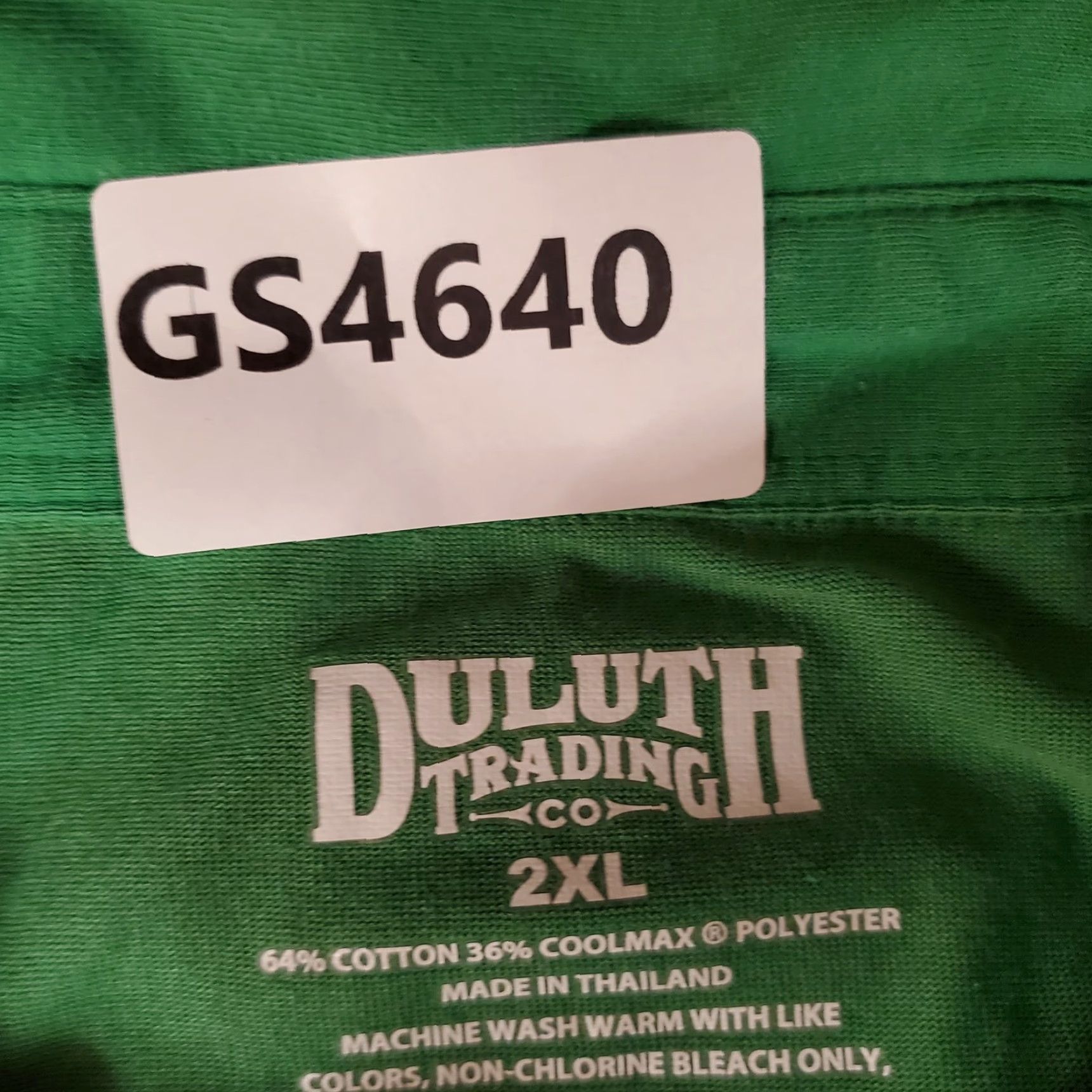 Vintage Duluth Trading Co. Shirt Mens XXL Green Short Sleeve Polo 100% Cotton Outdoors Polo Shirt Mens 2XL Green Outdoors Classic Size US XXL / EU 58 / 5 - 8 Thumbnail