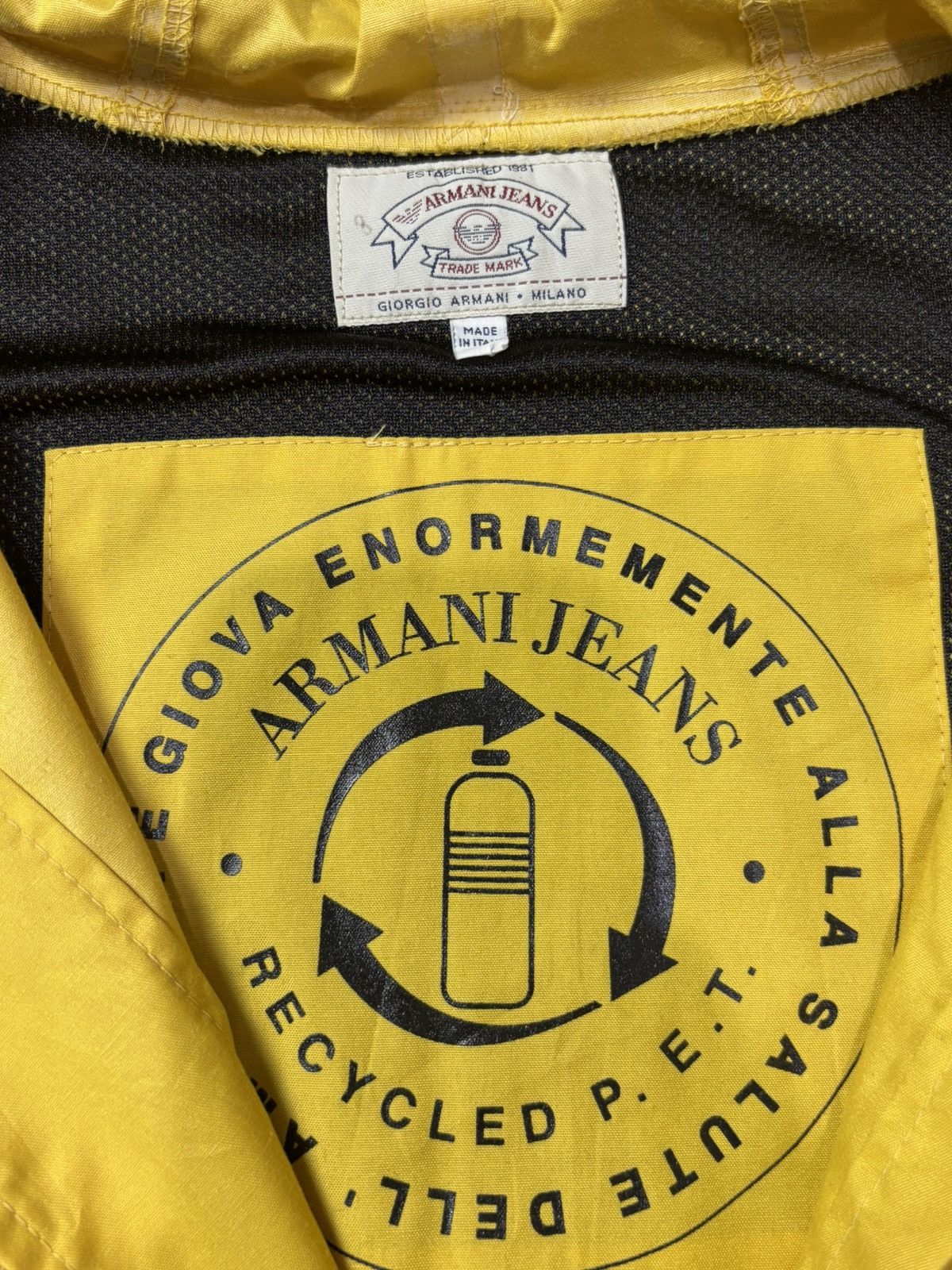 Giorgio Armani Vintage Armani Jeans Reflective Jacket Size US XXL / EU 58 / 5 - 4 Thumbnail