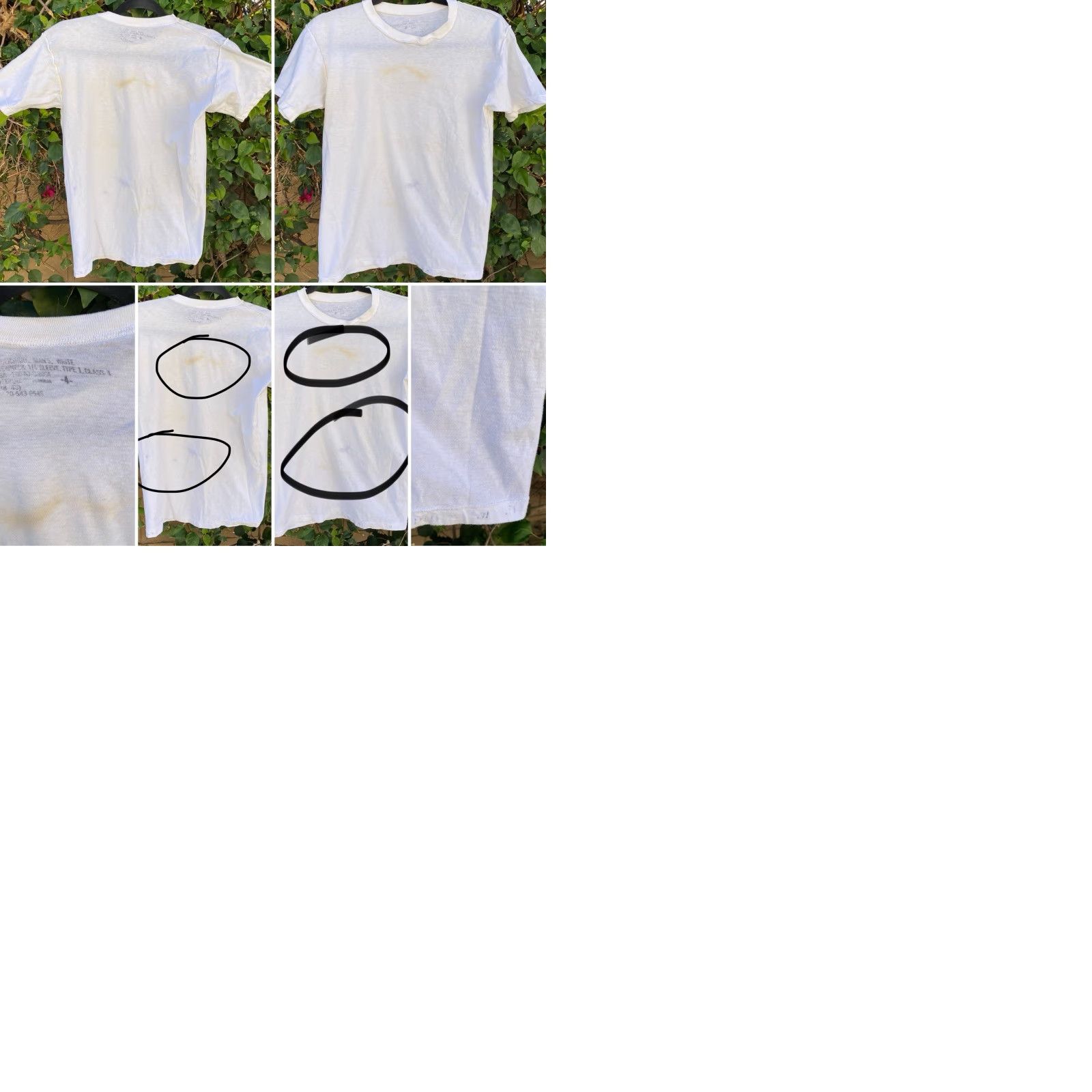 Vintage VINTAGE US Military Issue T-Shirt White Short Sleeve Crew Neck Size 4 Regular Patina Laundry ID ENSLEY D. W. Vintage 4 Mens Size US S / EU 44-46 / 1 - 12 Thumbnail