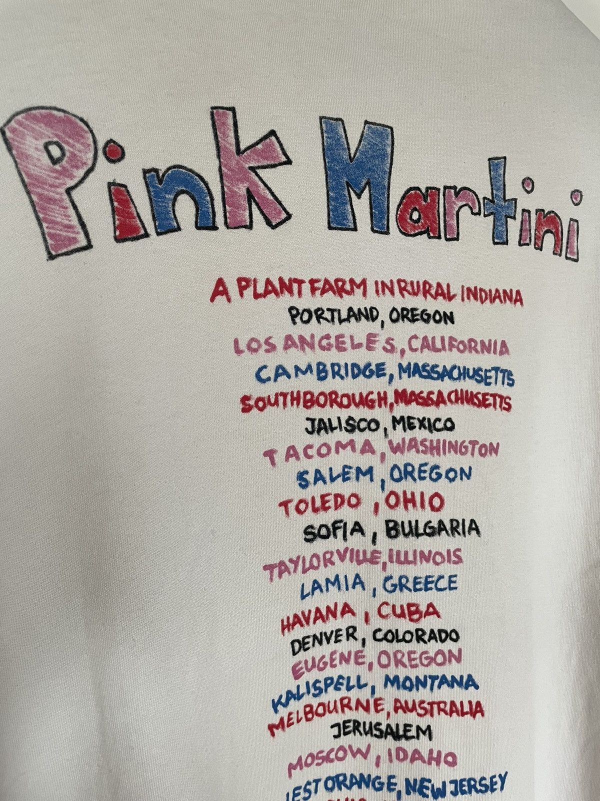 Balenciaga Balenciaga Pink Martini White Long Sleeve T-shirt Size US M / EU 48-50 / 2 - 5 Thumbnail